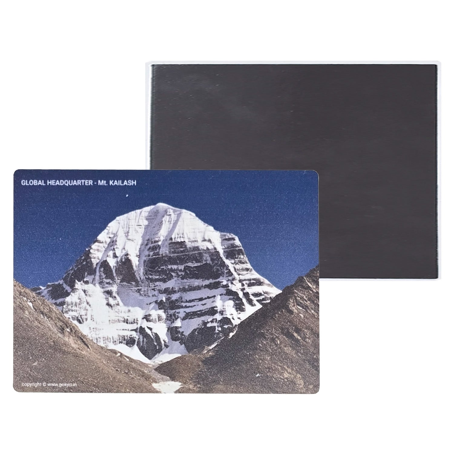Buy Gokyo Global Headquarter – Mt. Kailash Magnet 8.7 cm x 5.6 cm | Souvenirs at Gokyo Outdoor Clothing & Gear