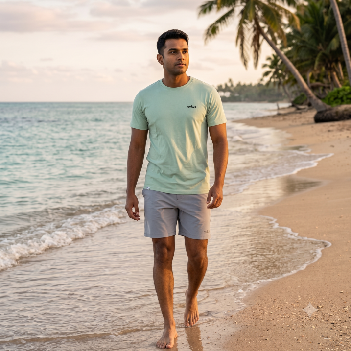 Buy Gokyo GOKYO Originals Bio-Washed Cotton Stretch T-Shirt | Trekking & Hiking T-shirts at Gokyo Outdoor Clothing & Gear