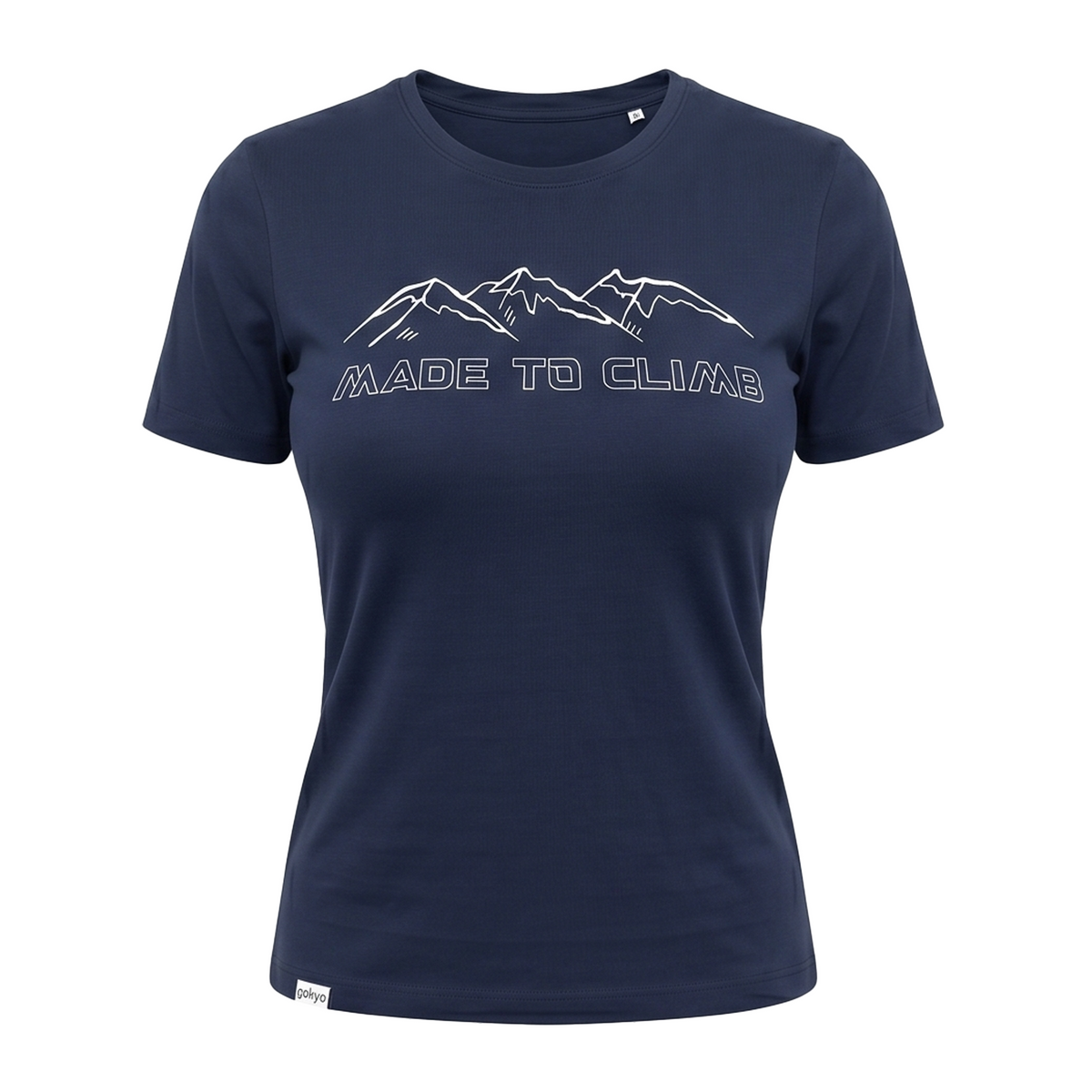 Buy Gokyo Gokyo Originals Tshirt - Made to Climb - Women Navy | Trekking & Hiking T-shirts at Gokyo Outdoor Clothing & Gear