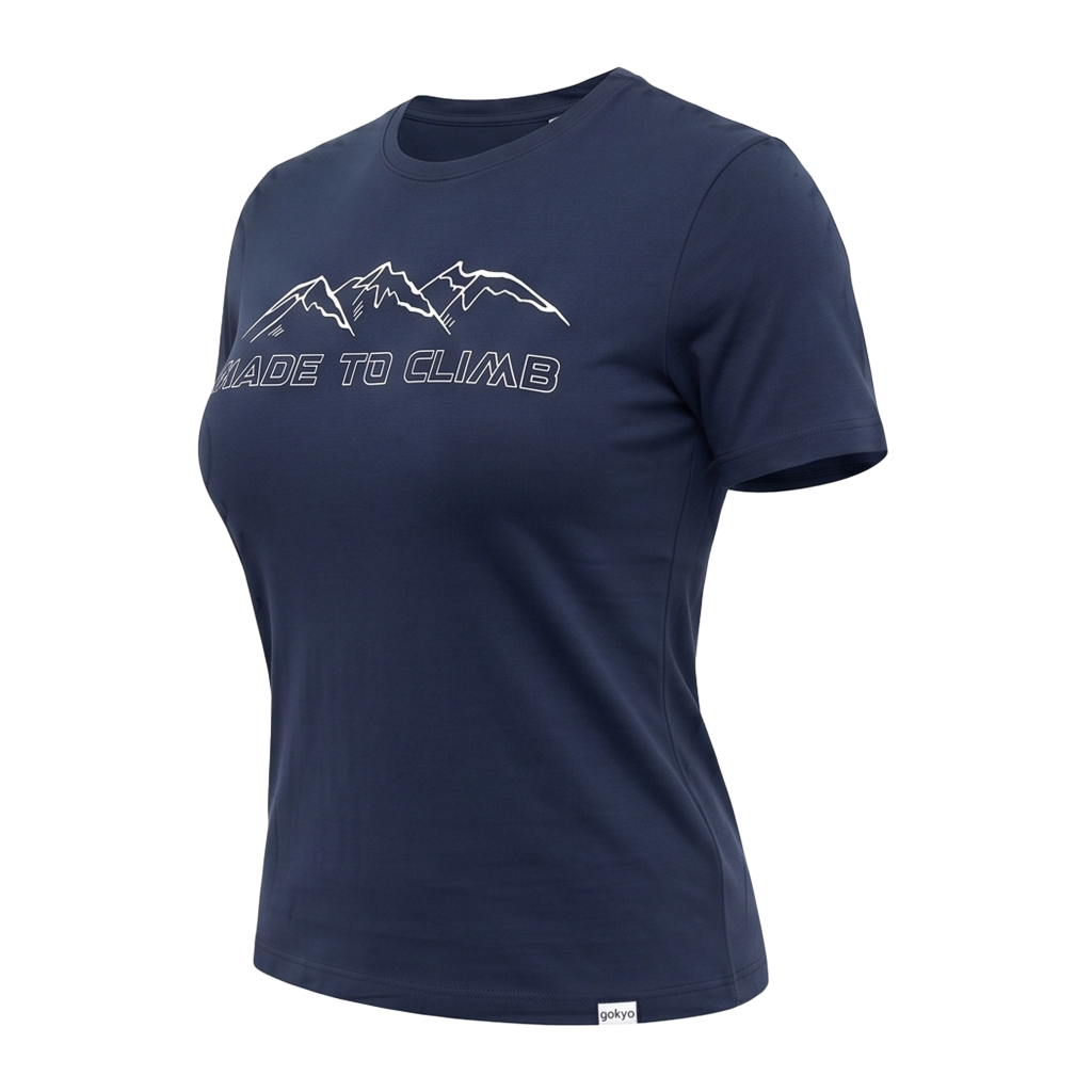 Buy Gokyo Gokyo Originals Tshirt - Made to Climb - Women | Trekking & Hiking T-shirts at Gokyo Outdoor Clothing & Gear