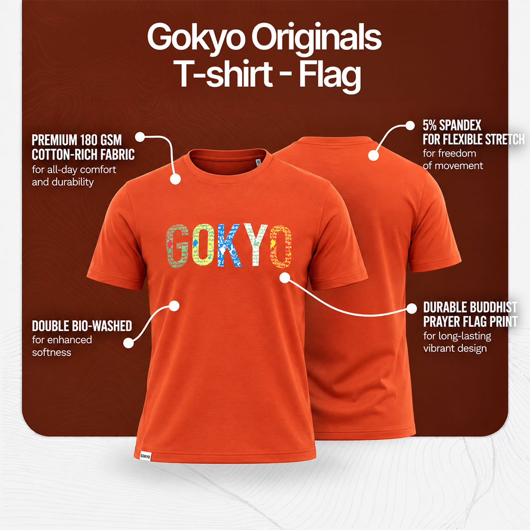Buy Gokyo Gokyo Originals Tshirt - Flag - Women | Trekking & Hiking T-shirts at Gokyo Outdoor Clothing & Gear