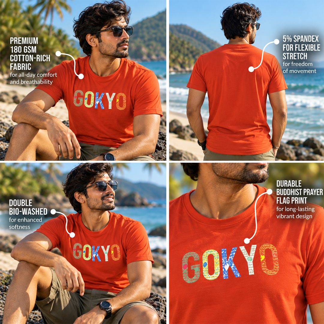 Buy Gokyo Gokyo Originals Tshirt - Flag | Trekking & Hiking T-shirts at Gokyo Outdoor Clothing & Gear