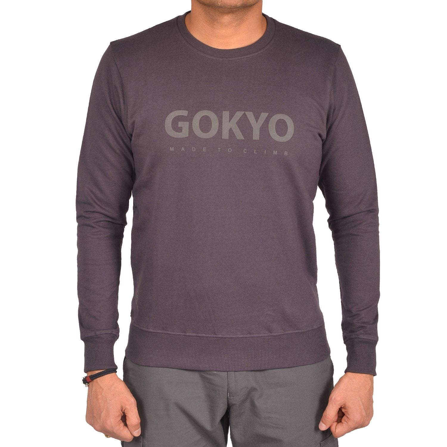 Buy Gokyo Kaza Sweatshirt Dark Grey | Trekking & Hiking T-shirts at Gokyo Outdoor Clothing & Gear