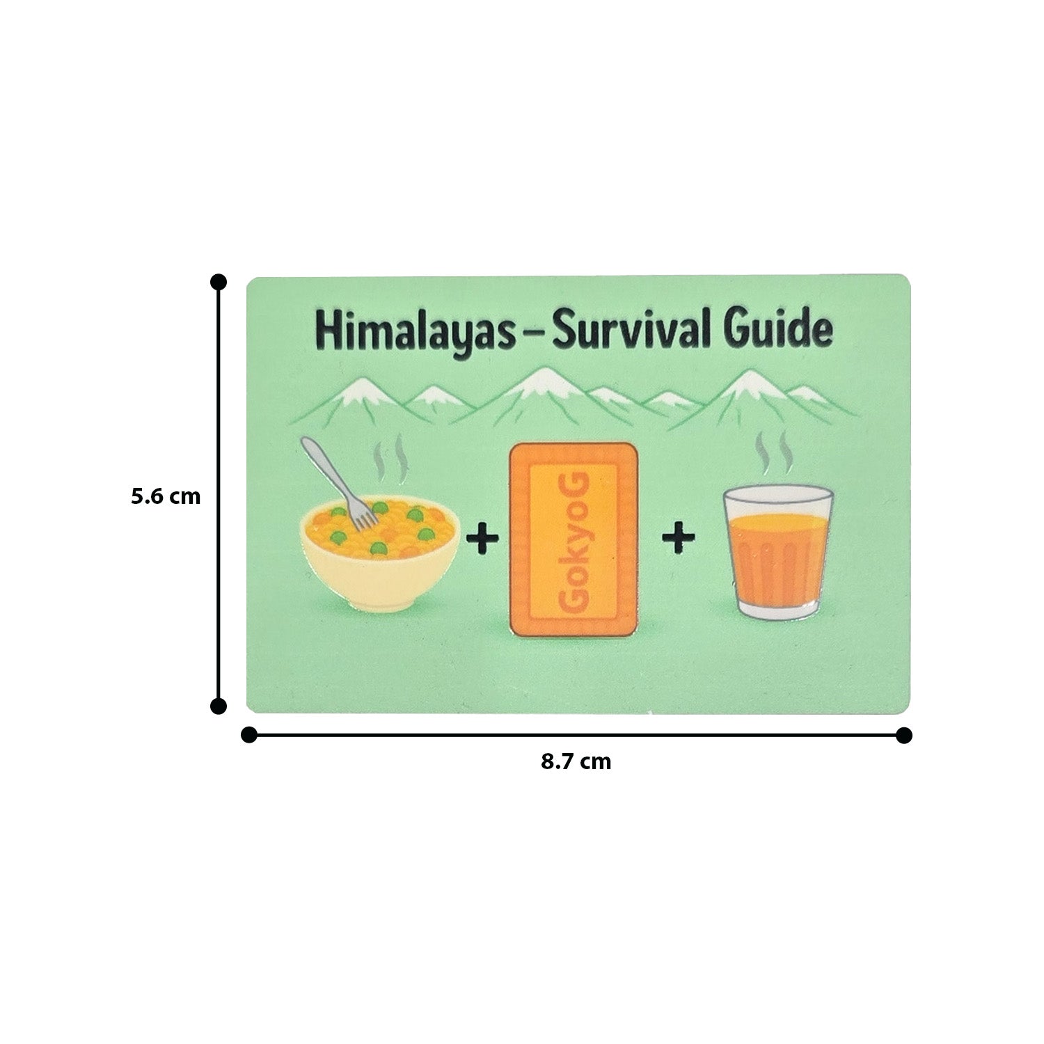 Buy Gokyo Himalayas – Survival Guide Magnet | Souvenirs at Gokyo Outdoor Clothing & Gear