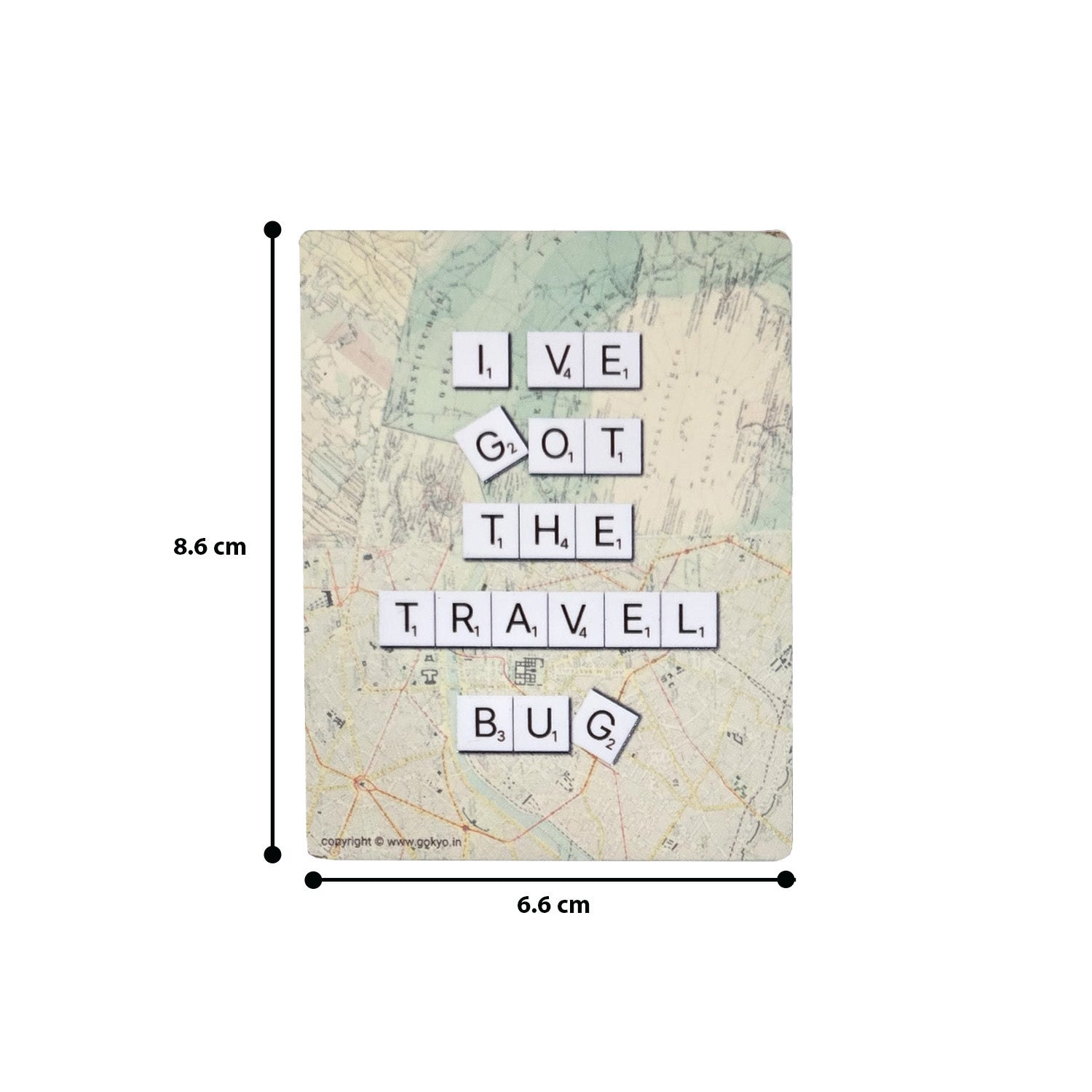 Buy Gokyo I’ve Got the Travel Bug - Magnet | Souvenirs at Gokyo Outdoor Clothing & Gear