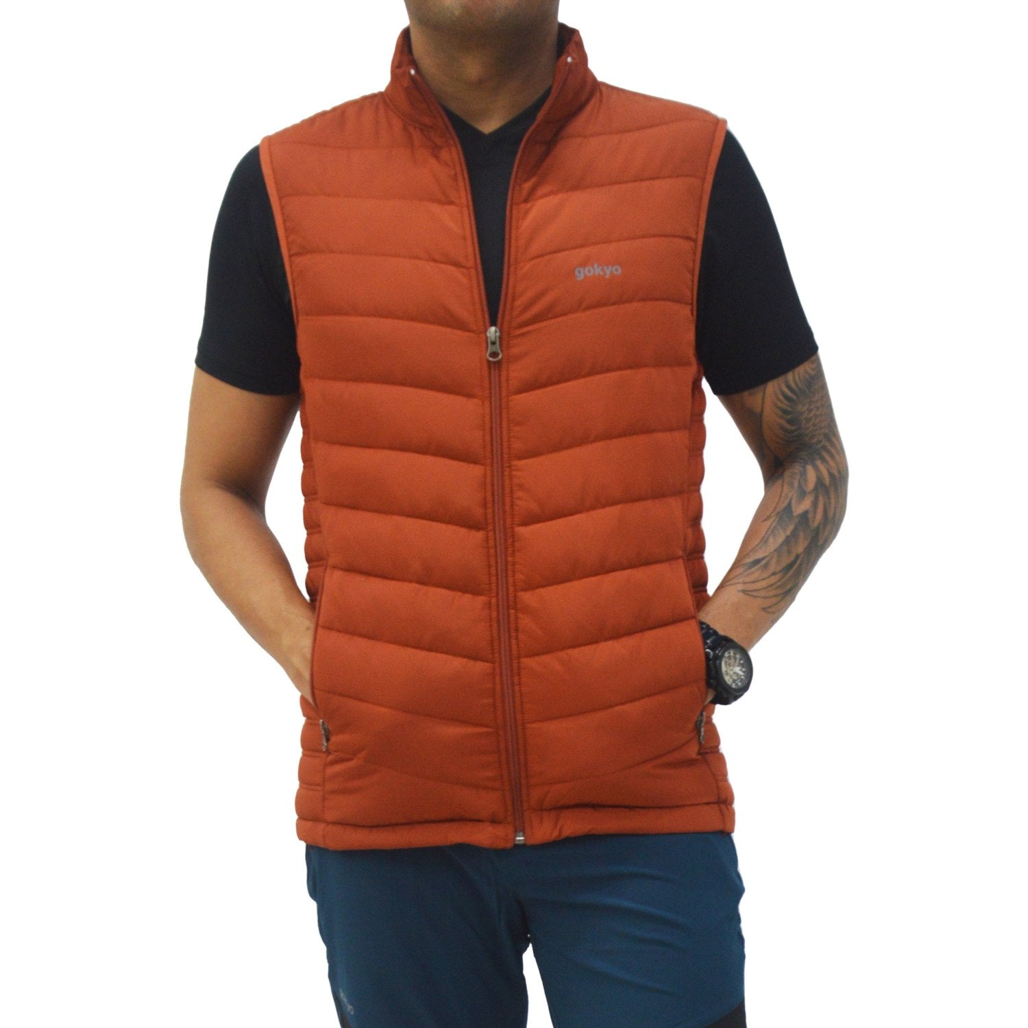 Buy Gokyo K2 Down Vest Jacket Rust | Jackets at Gokyo Outdoor Clothing & Gear
