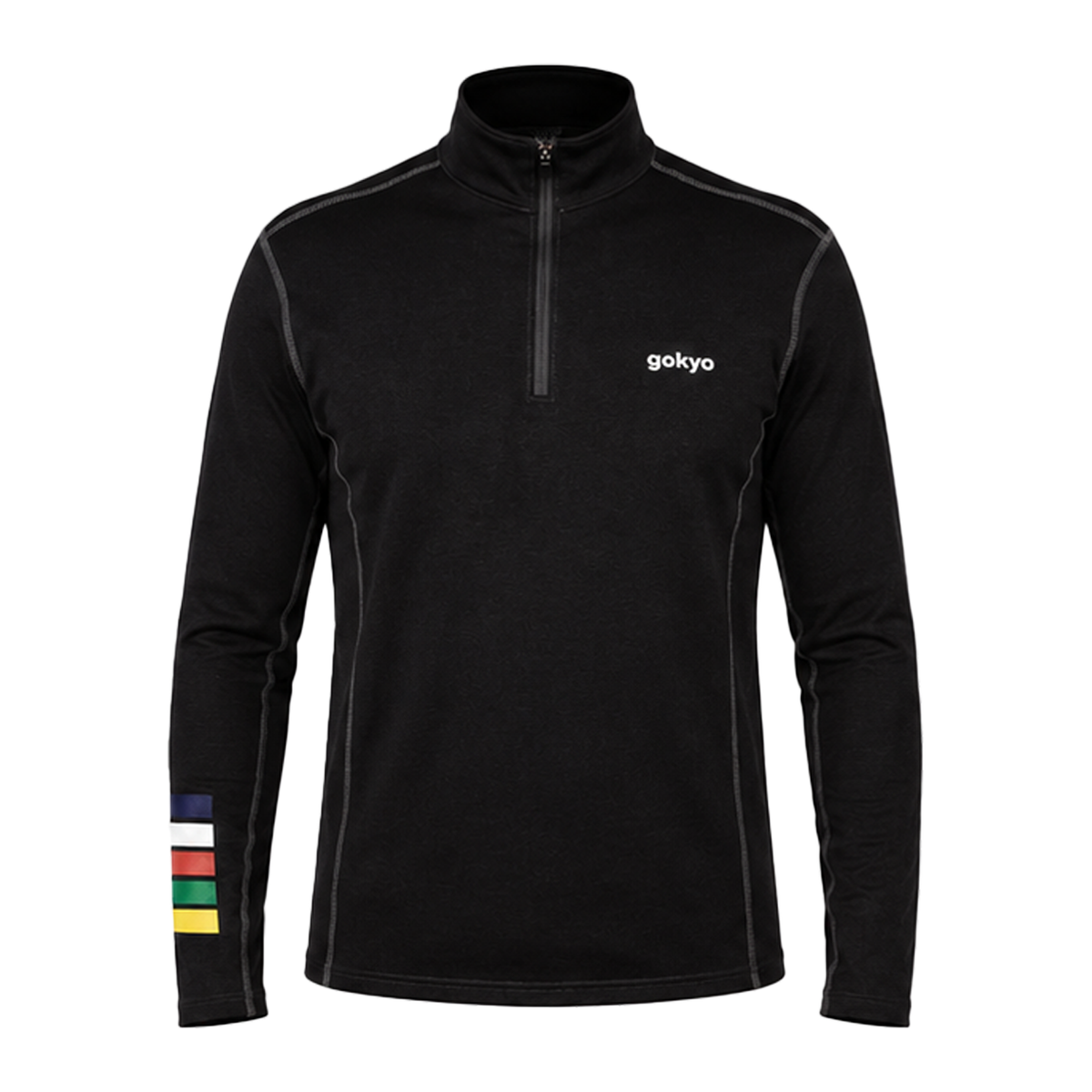 Buy Gokyo K2 Melange Cold Weather Trekking T-Shirt Charcoal Grey | Trekking & Hiking T-shirts at Gokyo Outdoor Clothing & Gear