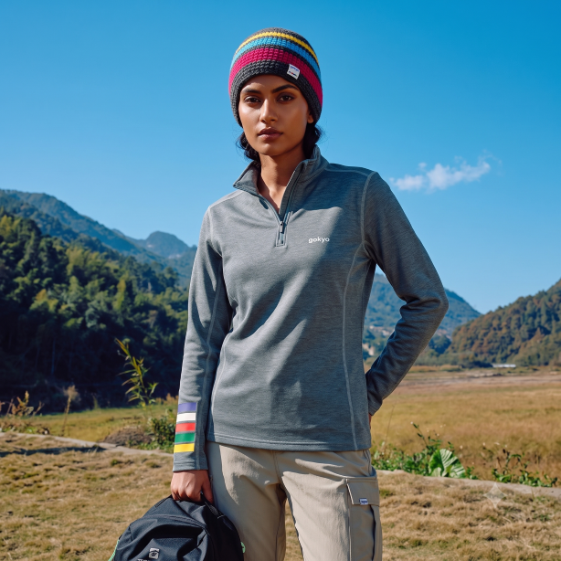 Buy Gokyo K2 Melange Trekking Tshirt - Women | Trekking & Hiking T-shirts at Gokyo Outdoor Clothing & Gear