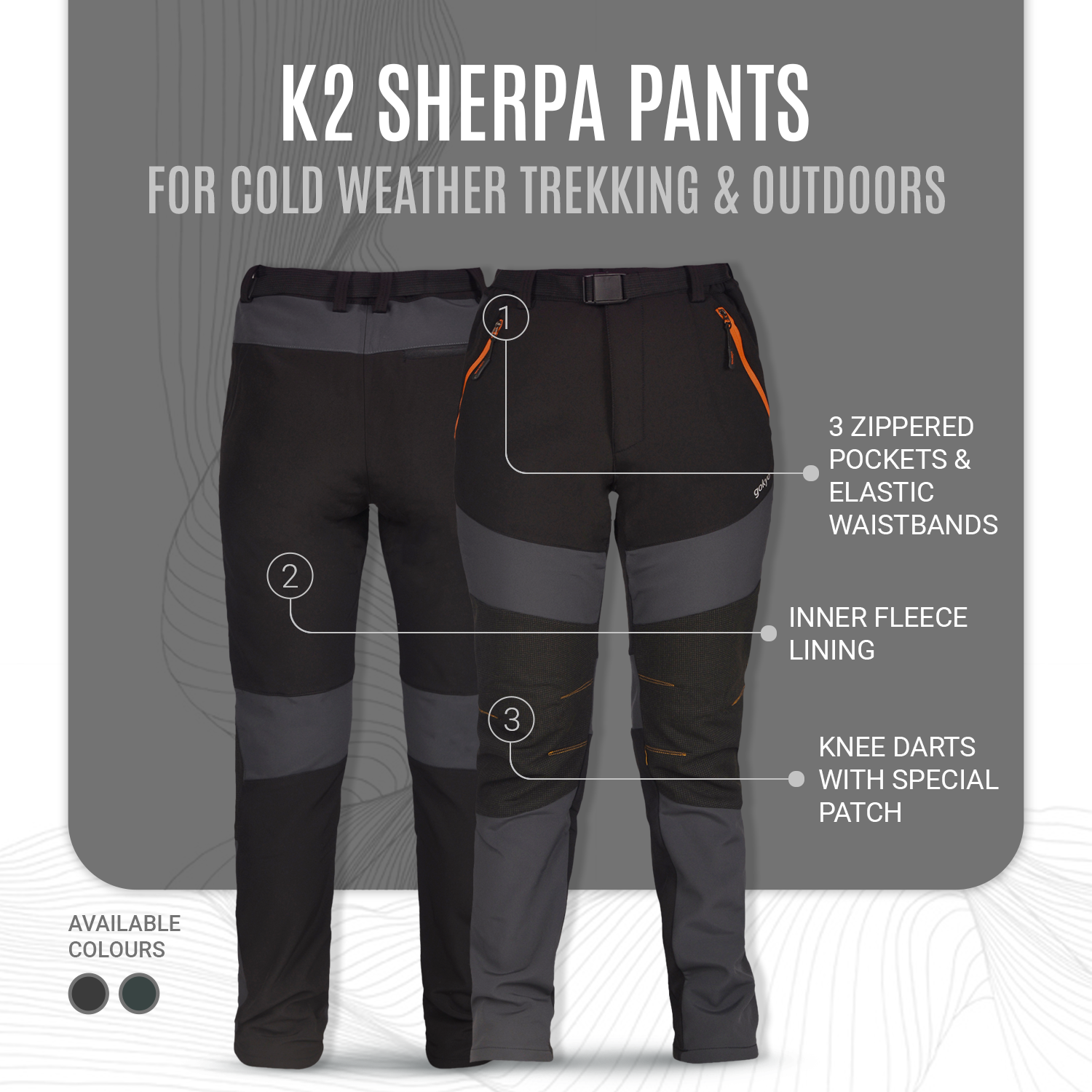 Buy Gokyo K2 Cold Weather Trekking & Outdoor Sherpa Pants - Women | Trekking & Hiking Pants at Gokyo Outdoor Clothing & Gear
