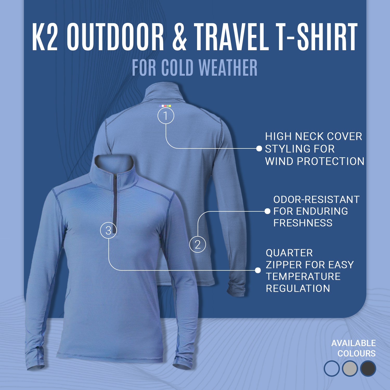 Buy Gokyo K2 Outdoor & Travel Tshirt | Trekking & Hiking T-shirts at Gokyo Outdoor Clothing & Gear
