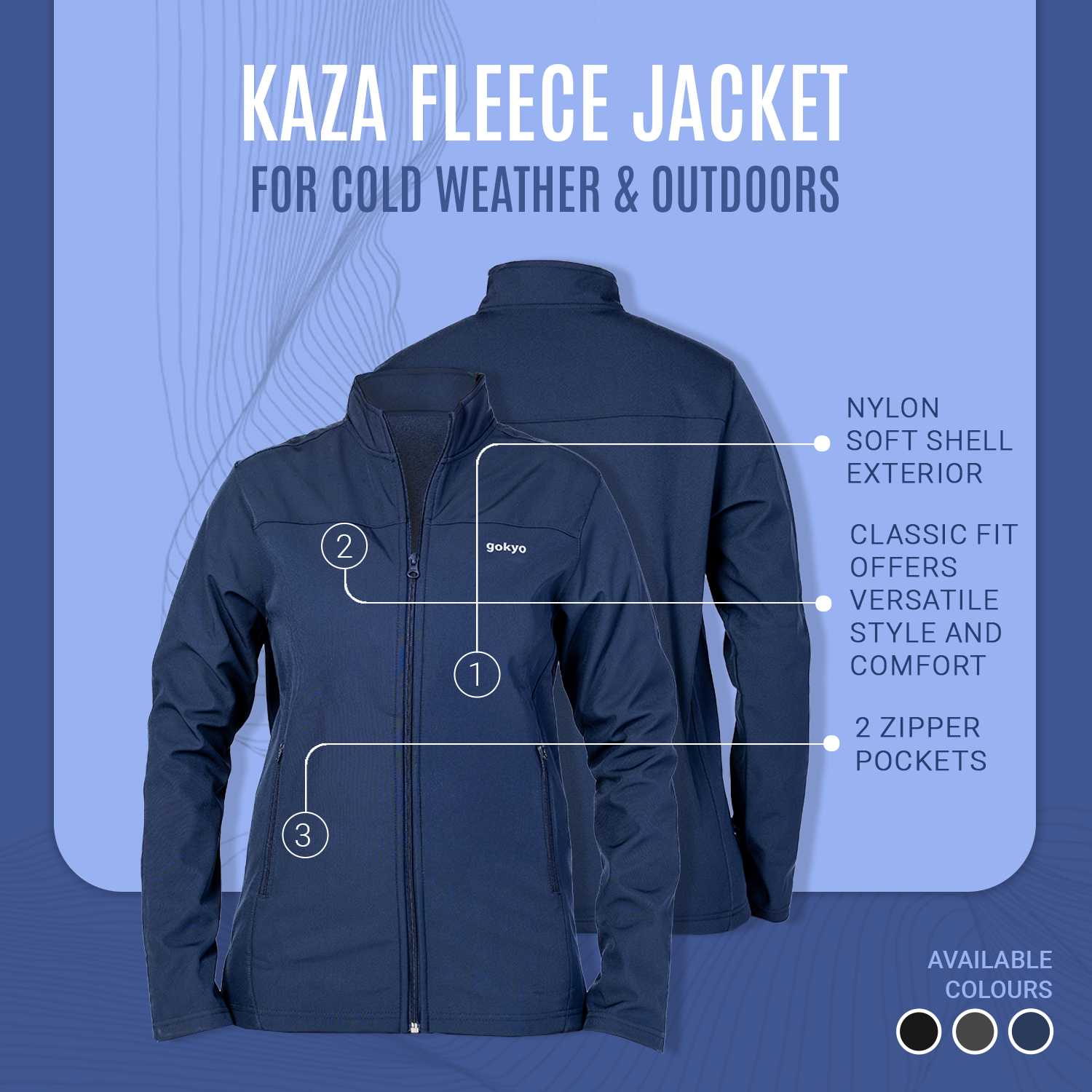 Buy Gokyo Kaza Soft Shell Insulated Fleece Jacket - Women | Jackets at Gokyo Outdoor Clothing & Gear