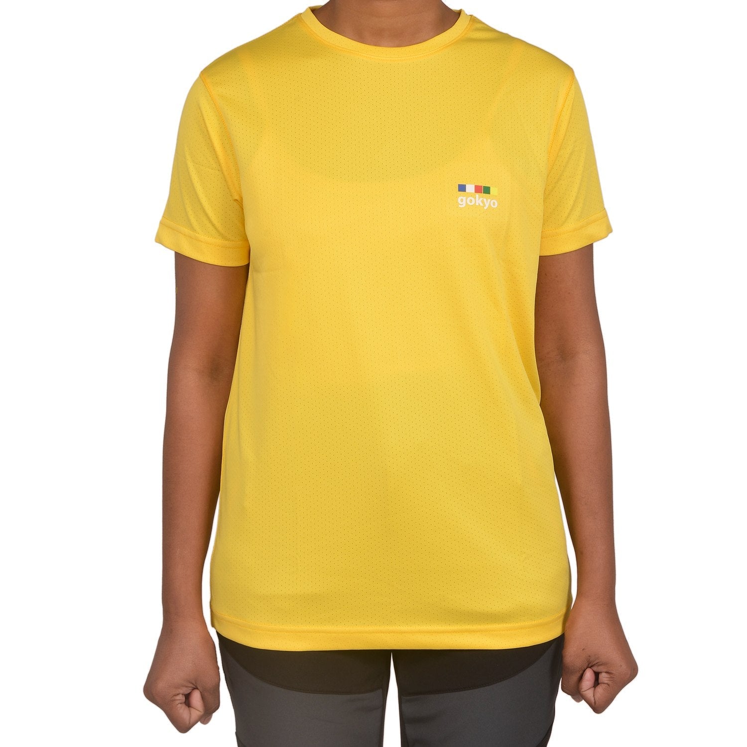 Buy Gokyo Kalimpong Activewear DryFit Tshirt - Women Lemon Yellow | Trekking & Hiking T-shirts at Gokyo Outdoor Clothing & Gear