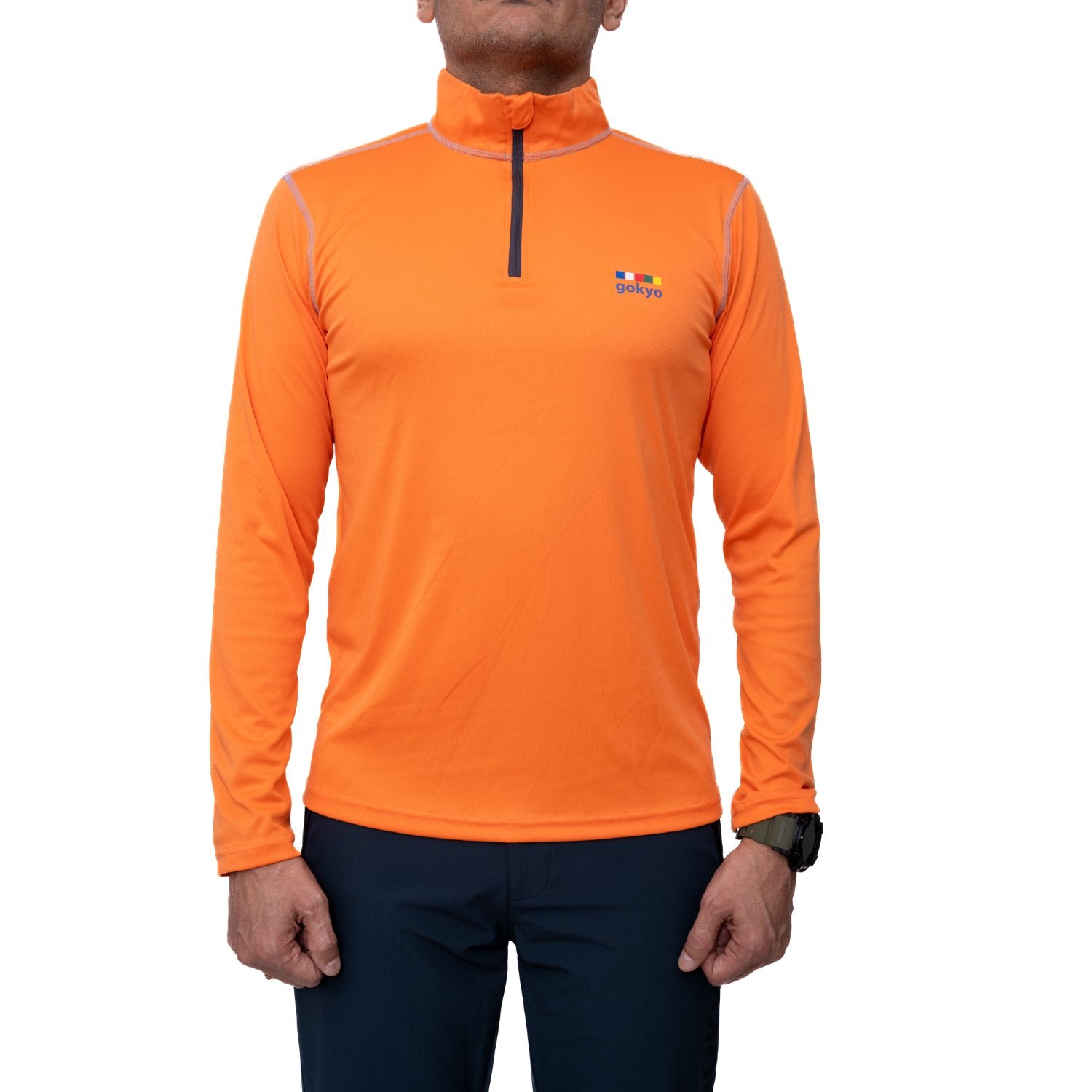 Buy Gokyo Kalimpong Hiking Tshirt Orange | Trekking & Hiking T-shirts at Gokyo Outdoor Clothing & Gear