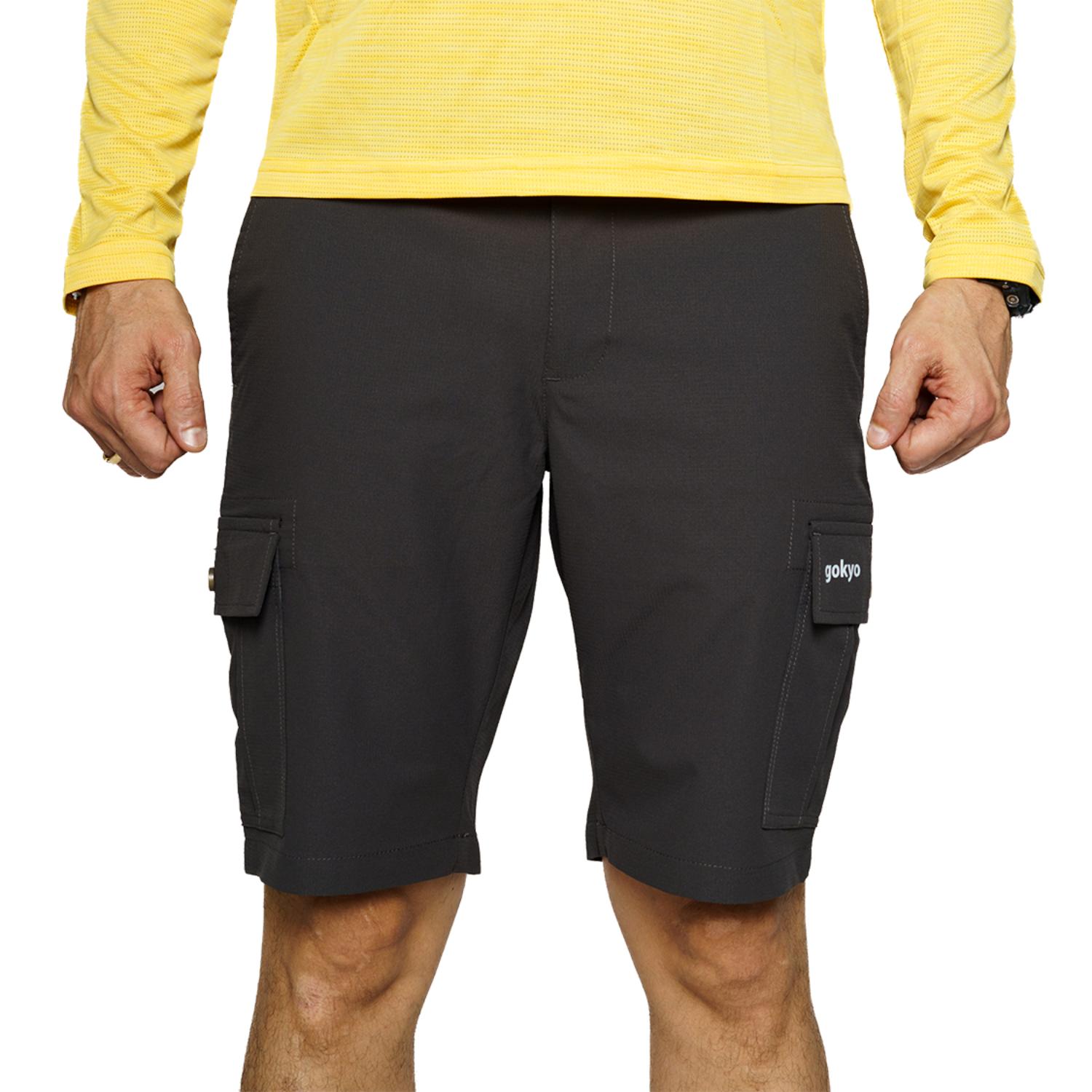 Buy Gokyo Kalimpong Ultralight Rugged Cargo Shorts Grey | Mens Trekking & Hiking Pants at Gokyo Outdoor Clothing & Gear