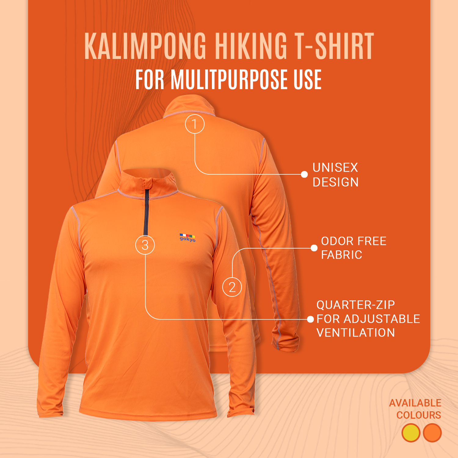 Buy Gokyo Kalimpong Hiking Tshirt | Trekking & Hiking T-shirts at Gokyo Outdoor Clothing & Gear