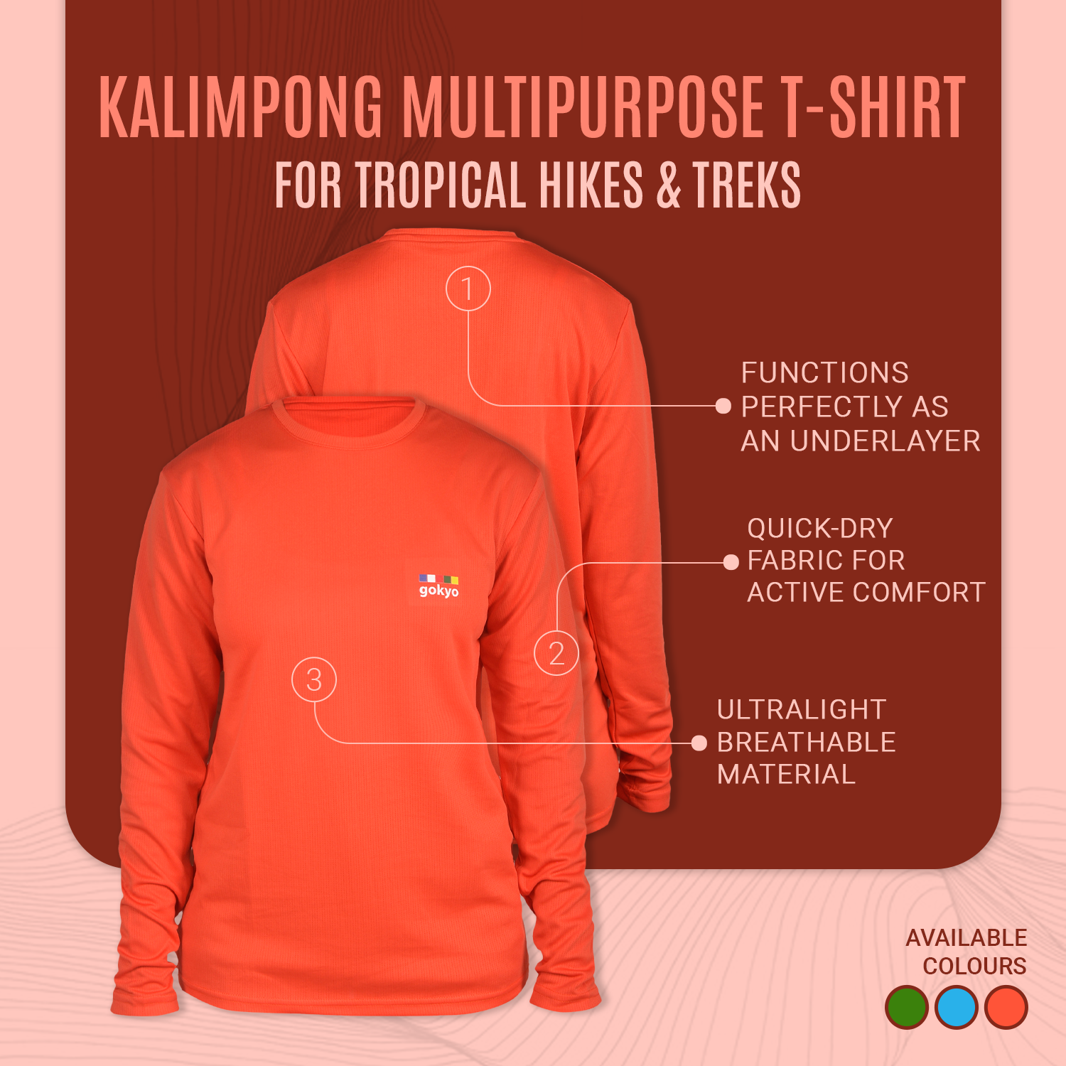 Buy Gokyo Kalimpong Outdoor & Multipurpose Tshirt - Women | Trekking & Hiking T-shirts at Gokyo Outdoor Clothing & Gear