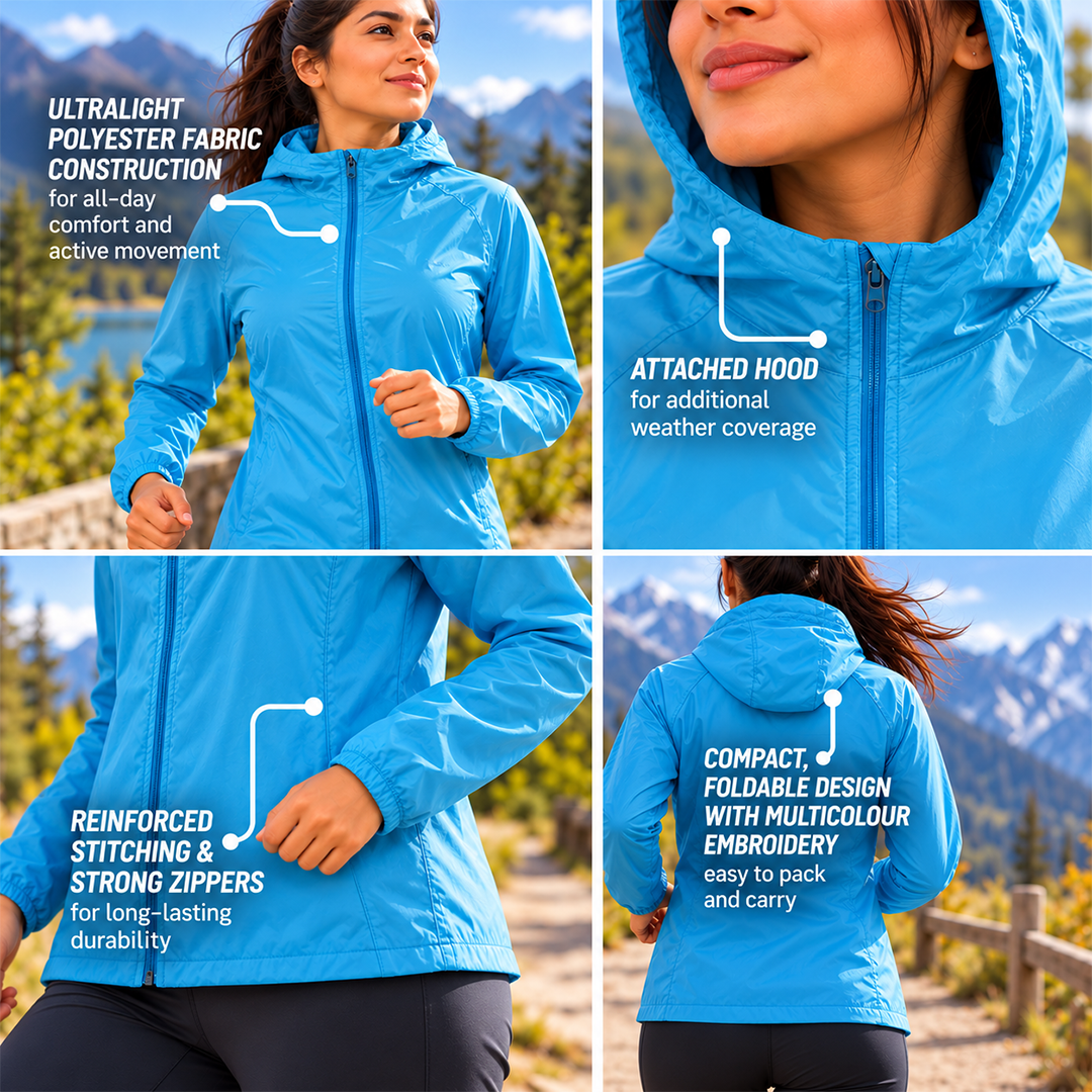 Buy Gokyo Kalimpong Ultralight Hooded Windcheater - Women | Jackets at Gokyo Outdoor Clothing & Gear