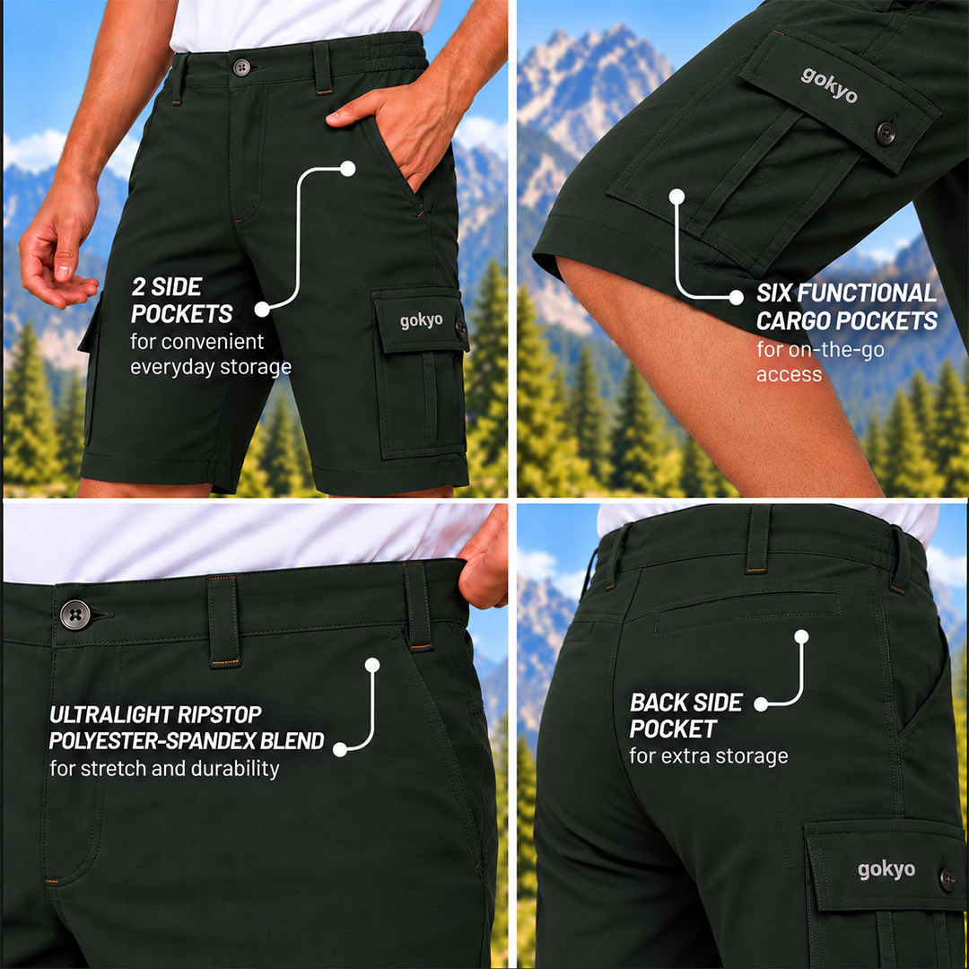 Buy Gokyo Kalimpong Ultralight Rugged Cargo Shorts | at Gokyo Outdoor Clothing & Gear