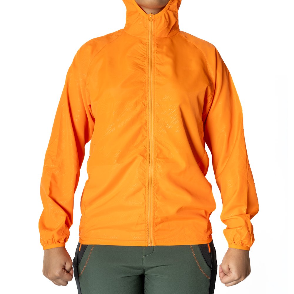 Buy Gokyo Kalimpong Ultralight Windcheater - Women Orange | Jackets at Gokyo Outdoor Clothing & Gear