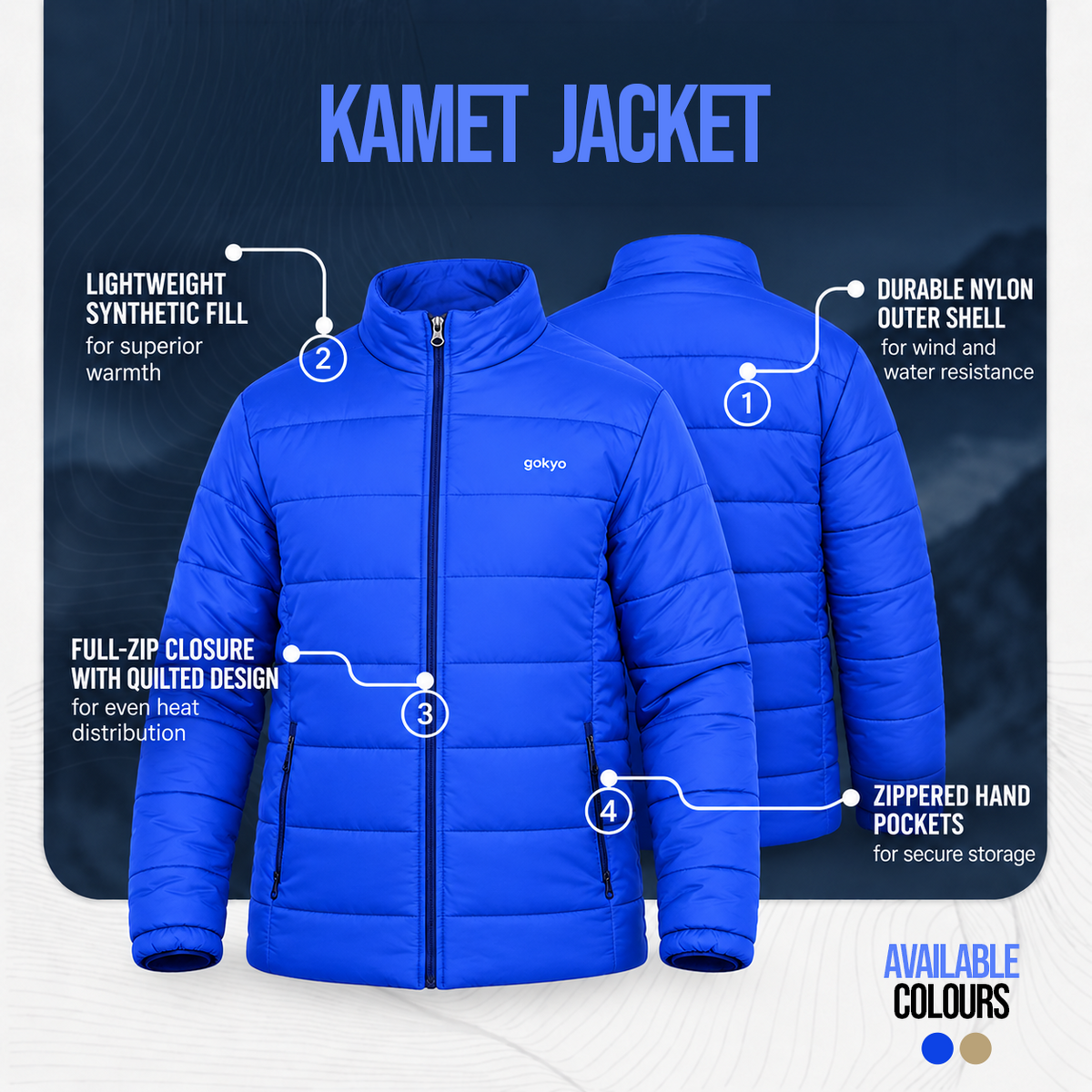 Buy Gokyo Kamet Mens Jacket | Jackets at Gokyo Outdoor Clothing & Gear