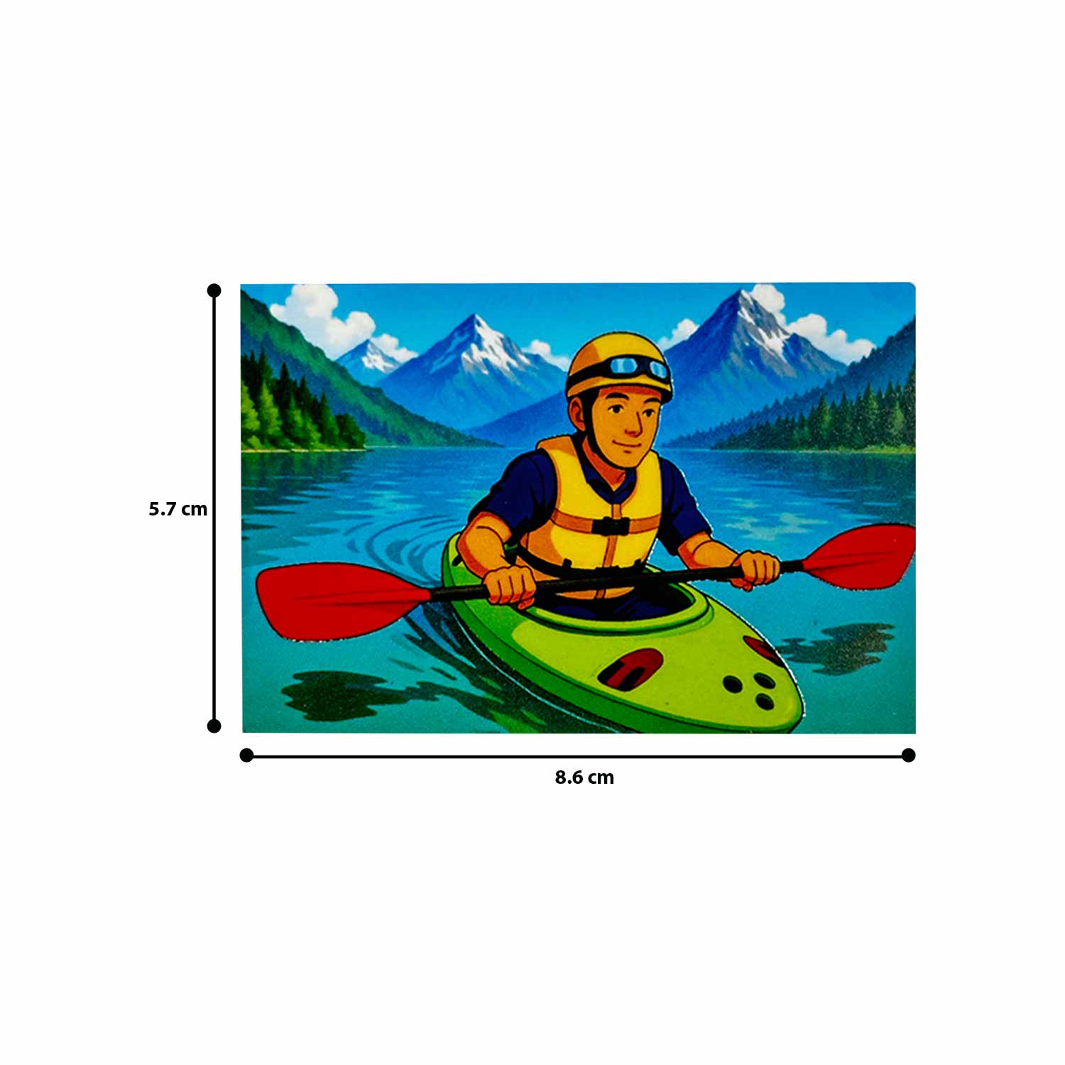 Buy Gokyo Kayak Magnet Male | Souvenirs at Gokyo Outdoor Clothing & Gear