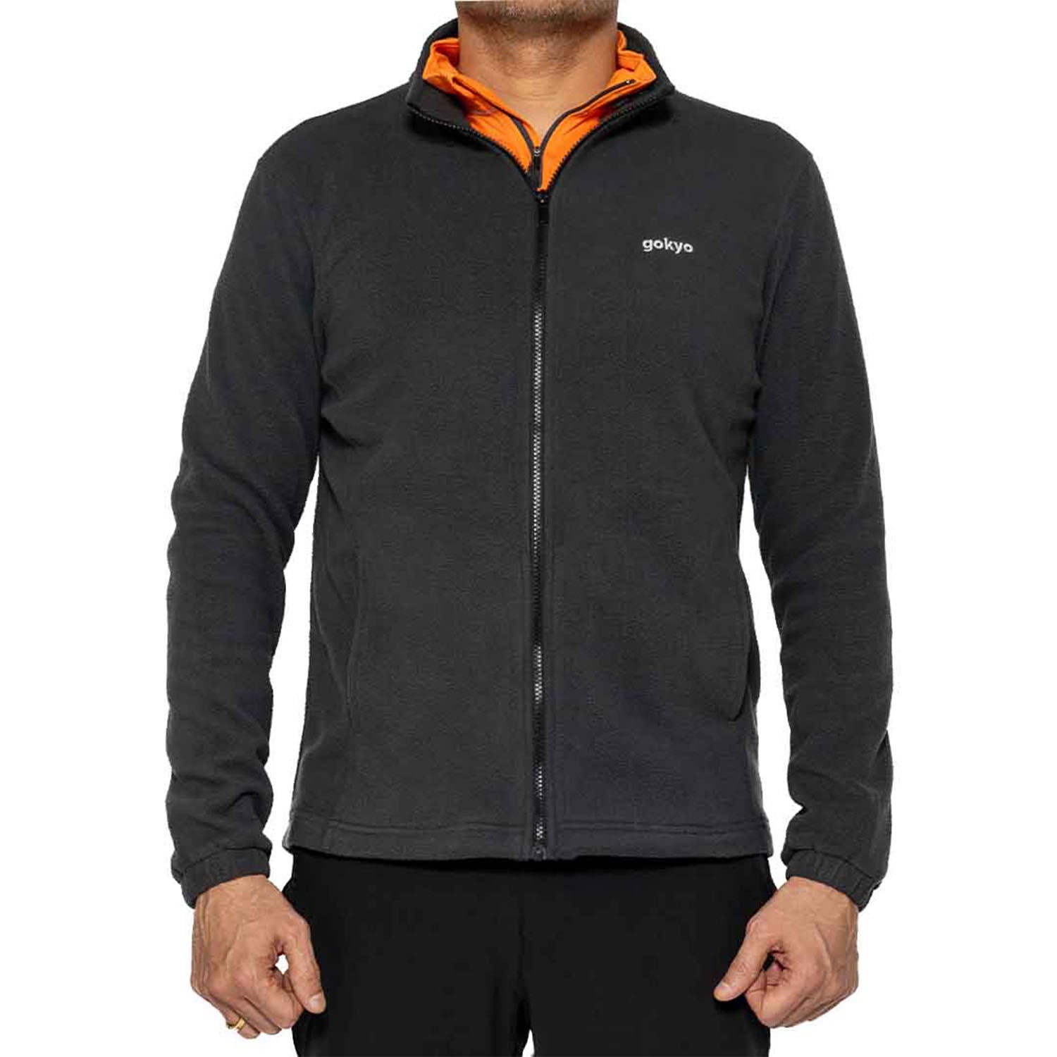 Buy Gokyo Kaza Polar Fleece Jacket - Mens Grey | Jackets at Gokyo Outdoor Clothing & Gear