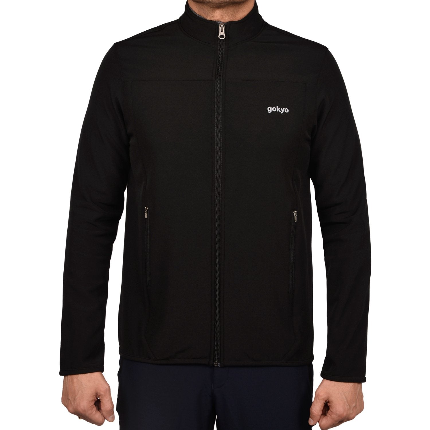 Buy Gokyo Kaza Soft Shell Insulated Fleece Jacket Black | Jackets at Gokyo Outdoor Clothing & Gear
