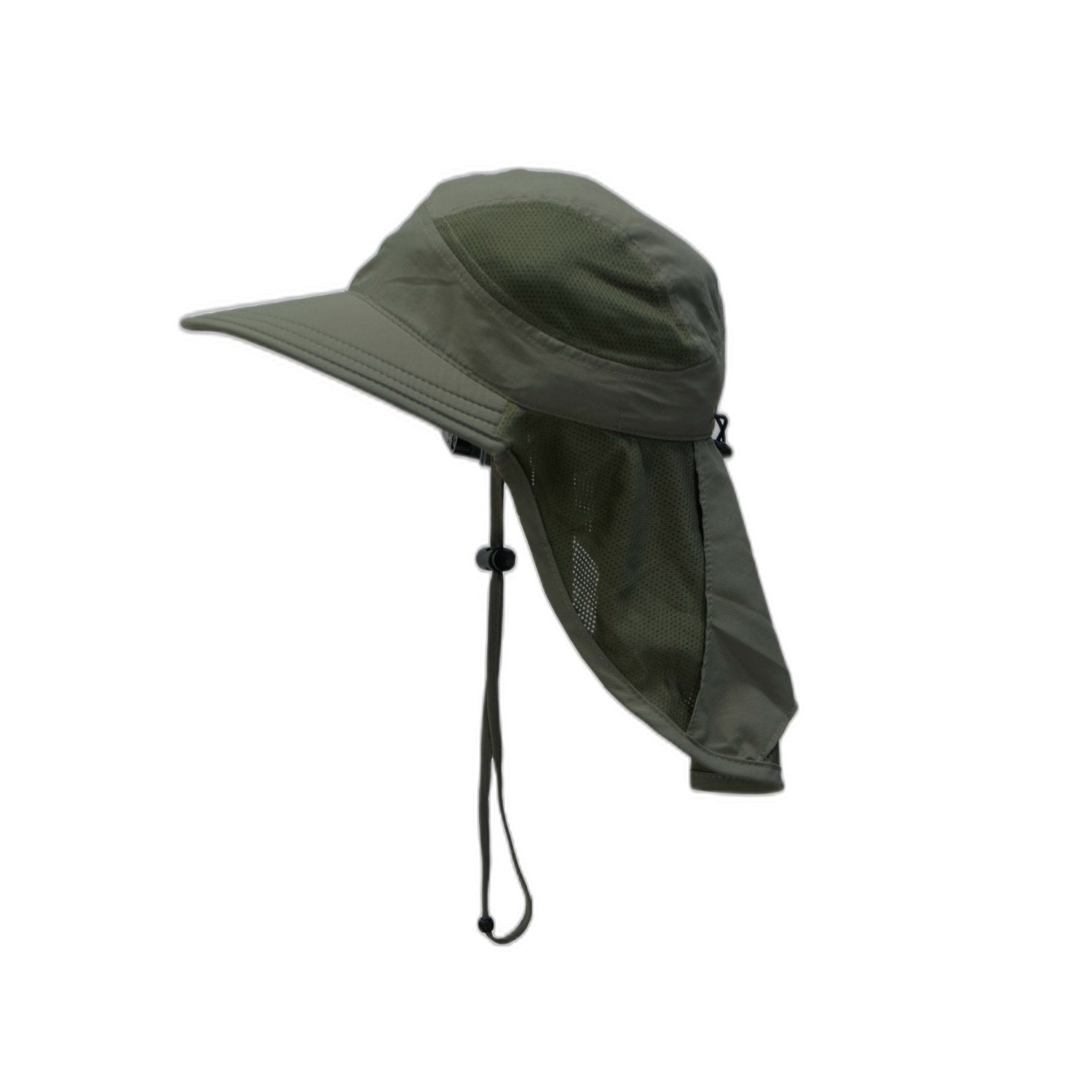 Buy Gokyo Kaza Sun Cap with Neck Cover Olive | Hats at Gokyo Outdoor Clothing & Gear