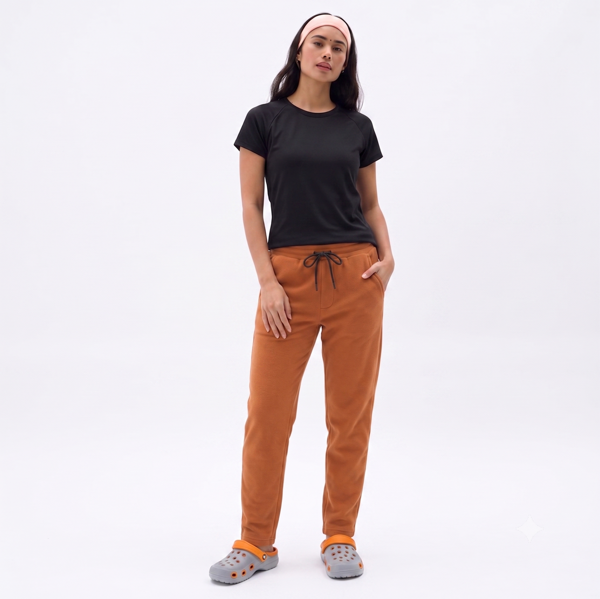 Kaza Women’s Polar Fleece Thermal Indoor Pants
