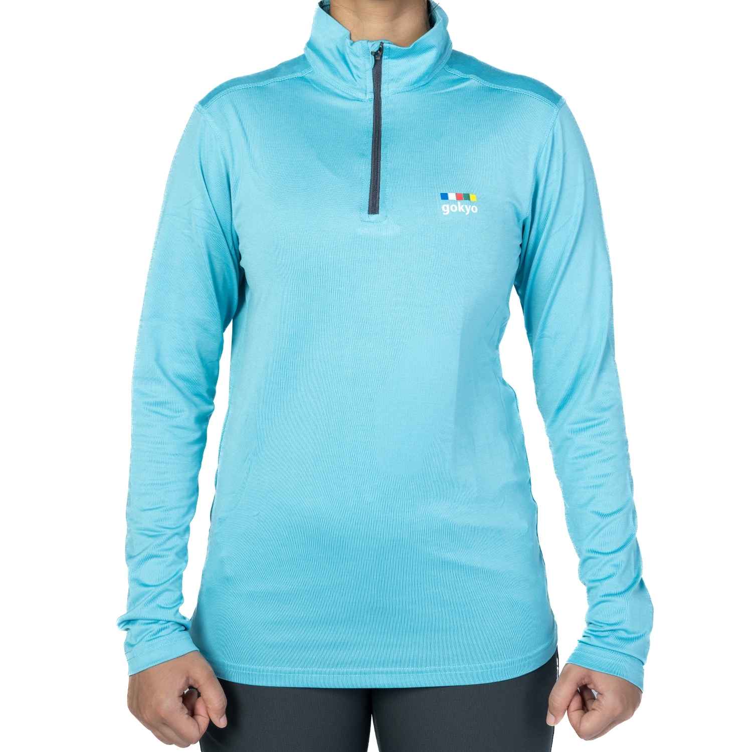 Buy Gokyo Kaza All Season Outdoor & Trekking Tshirt - Women Blue | Trekking & Hiking T-shirts at Gokyo Outdoor Clothing & Gear