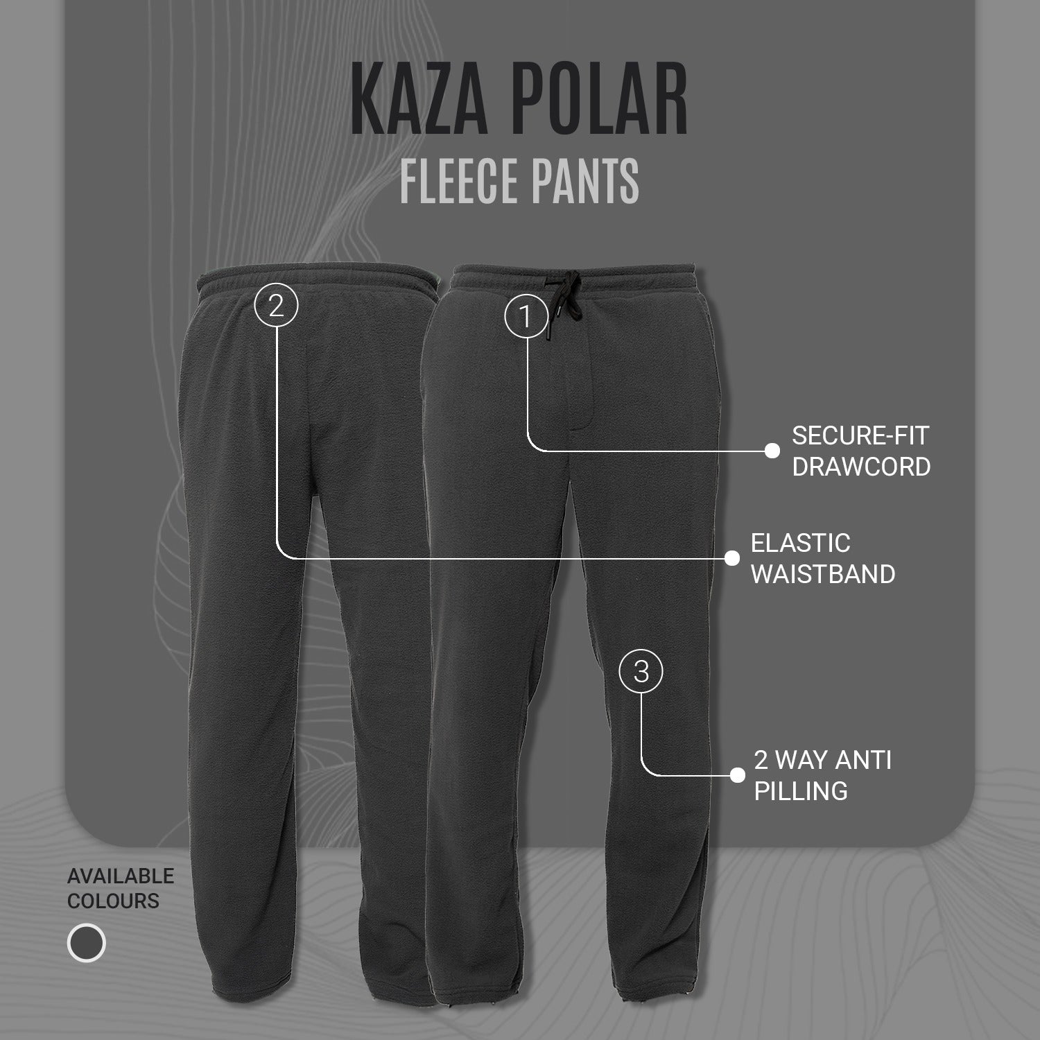 Buy Gokyo Kaza Polar Fleece Pants | Mens Trekking & Hiking Pants at Gokyo Outdoor Clothing & Gear