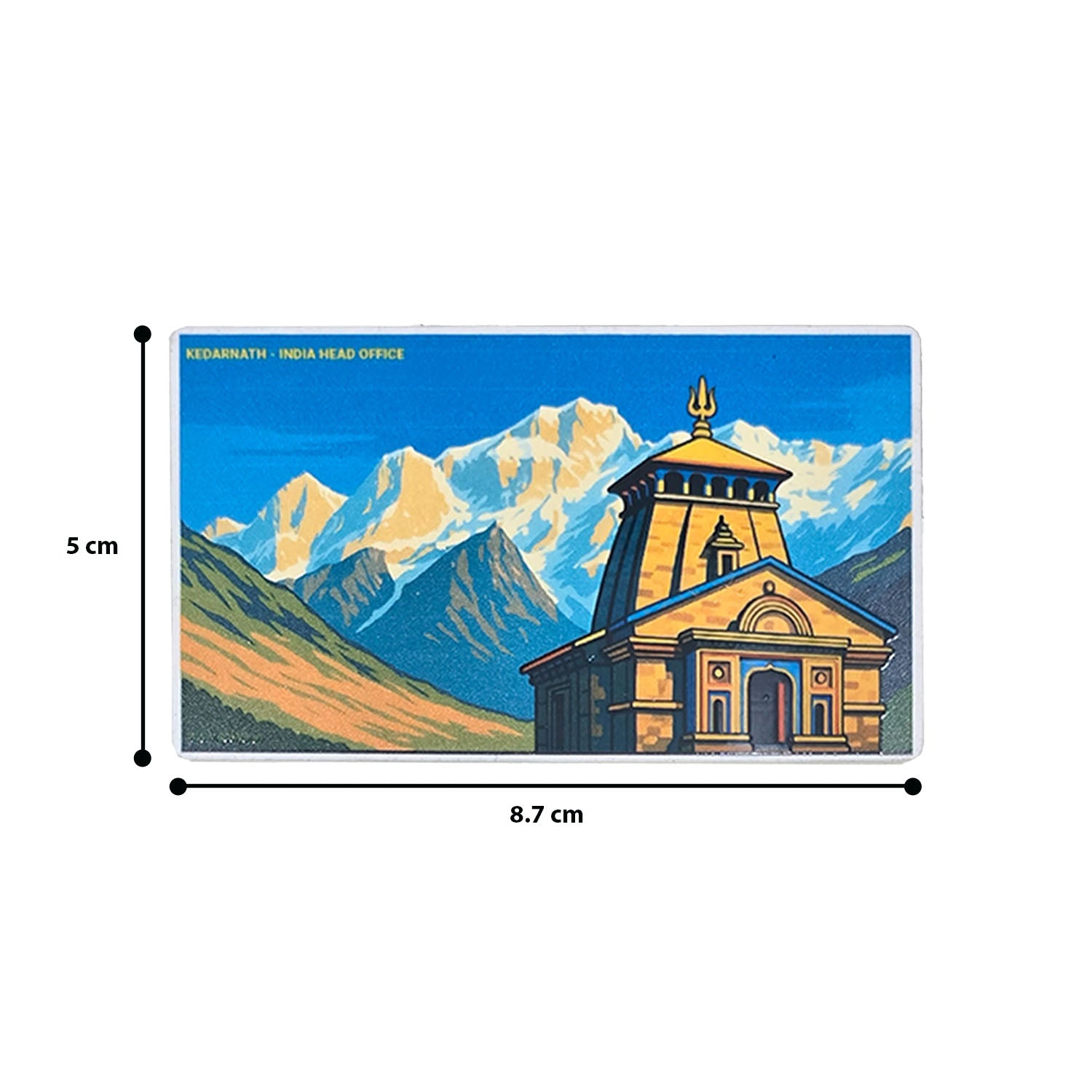 Buy Gokyo Kedarnath Magnet – India Head Office | Souvenirs at Gokyo Outdoor Clothing & Gear