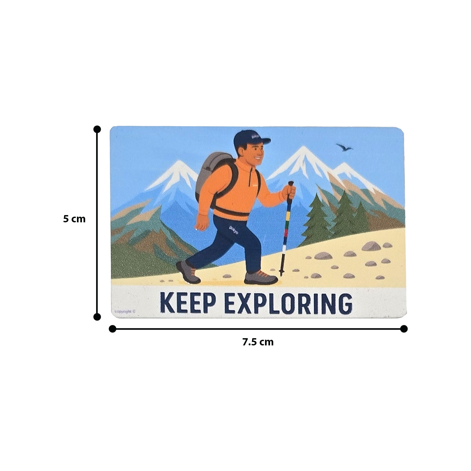 Buy Gokyo Keep Exploring - Magnet | Souvenirs at Gokyo Outdoor Clothing & Gear