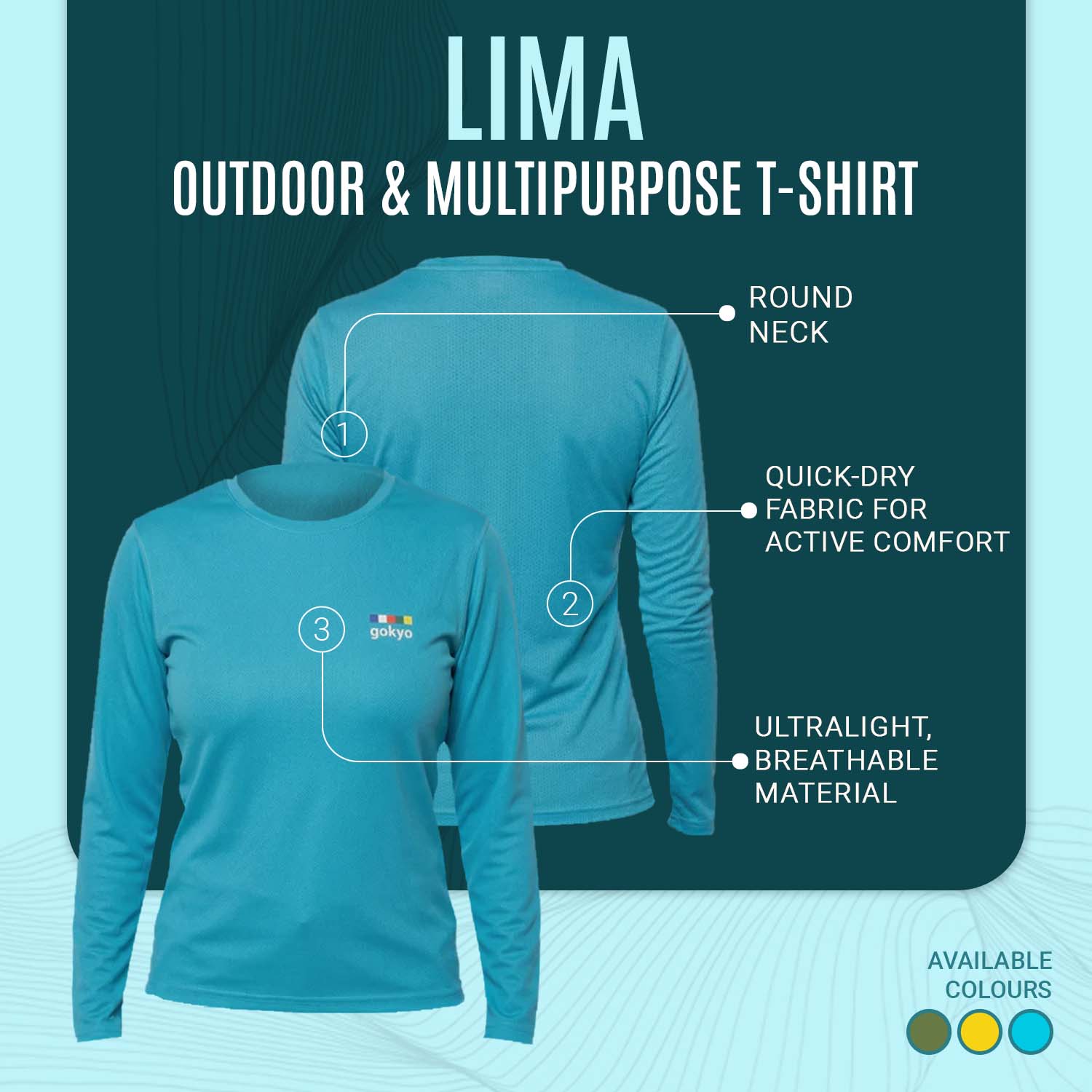 Buy Gokyo Lima Outdoor & Multipurpose Tshirt - Women | Trekking & Hiking T-shirts at Gokyo Outdoor Clothing & Gear