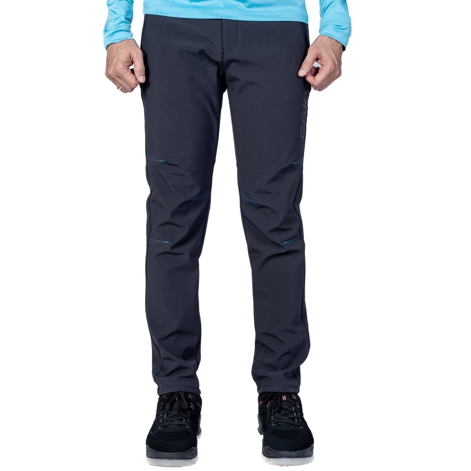 Buy Gokyo Makalu Cold Weather Trekking & Travel Pants Black | Mens Trekking & Hiking Pants at Gokyo Outdoor Clothing & Gear