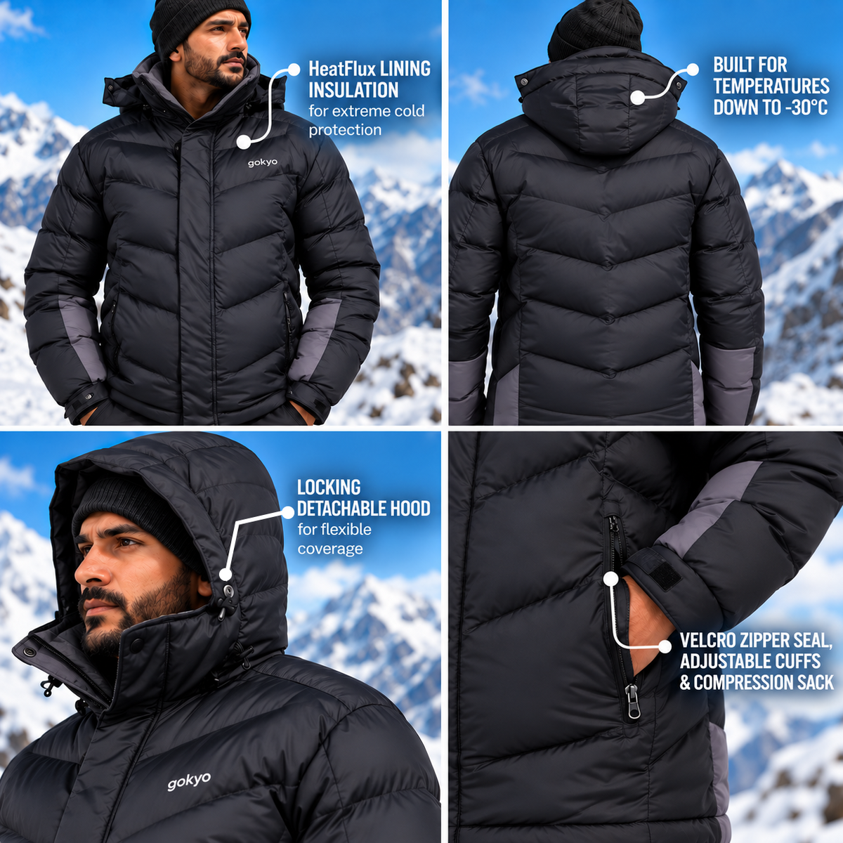 Buy Gokyo Makalu HeatFlux -30°C Insulated Jacket | Jackets at Gokyo Outdoor Clothing & Gear