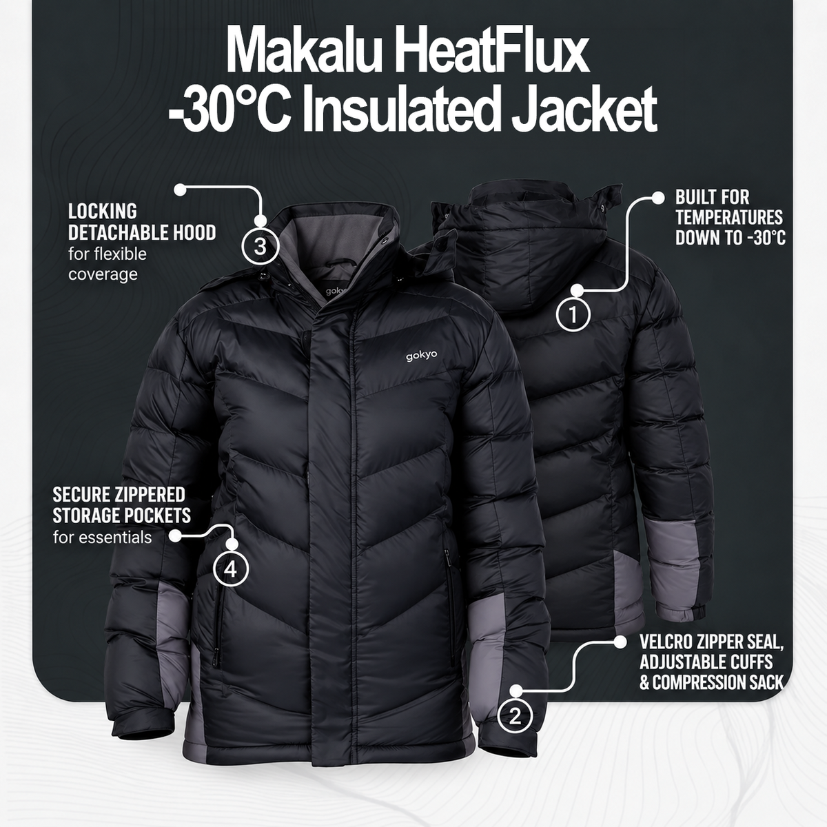 Buy Gokyo Makalu HeatFlux -30°C Insulated Jacket - Women | Jackets at Gokyo Outdoor Clothing & Gear