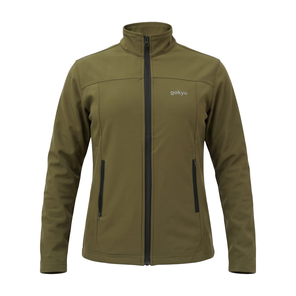 Buy Gokyo Makalu Soft Shell Fleece Womens Jacket Olive | Jackets at Gokyo Outdoor Clothing & Gear