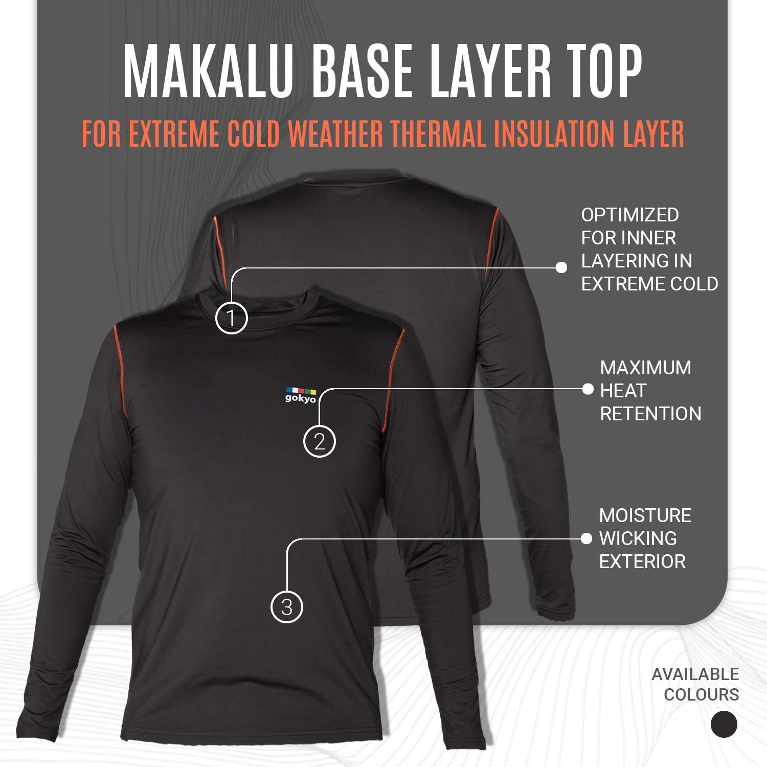Buy Gokyo Makalu Base Layer Top | Base Layer Thermals at Gokyo Outdoor Clothing & Gear