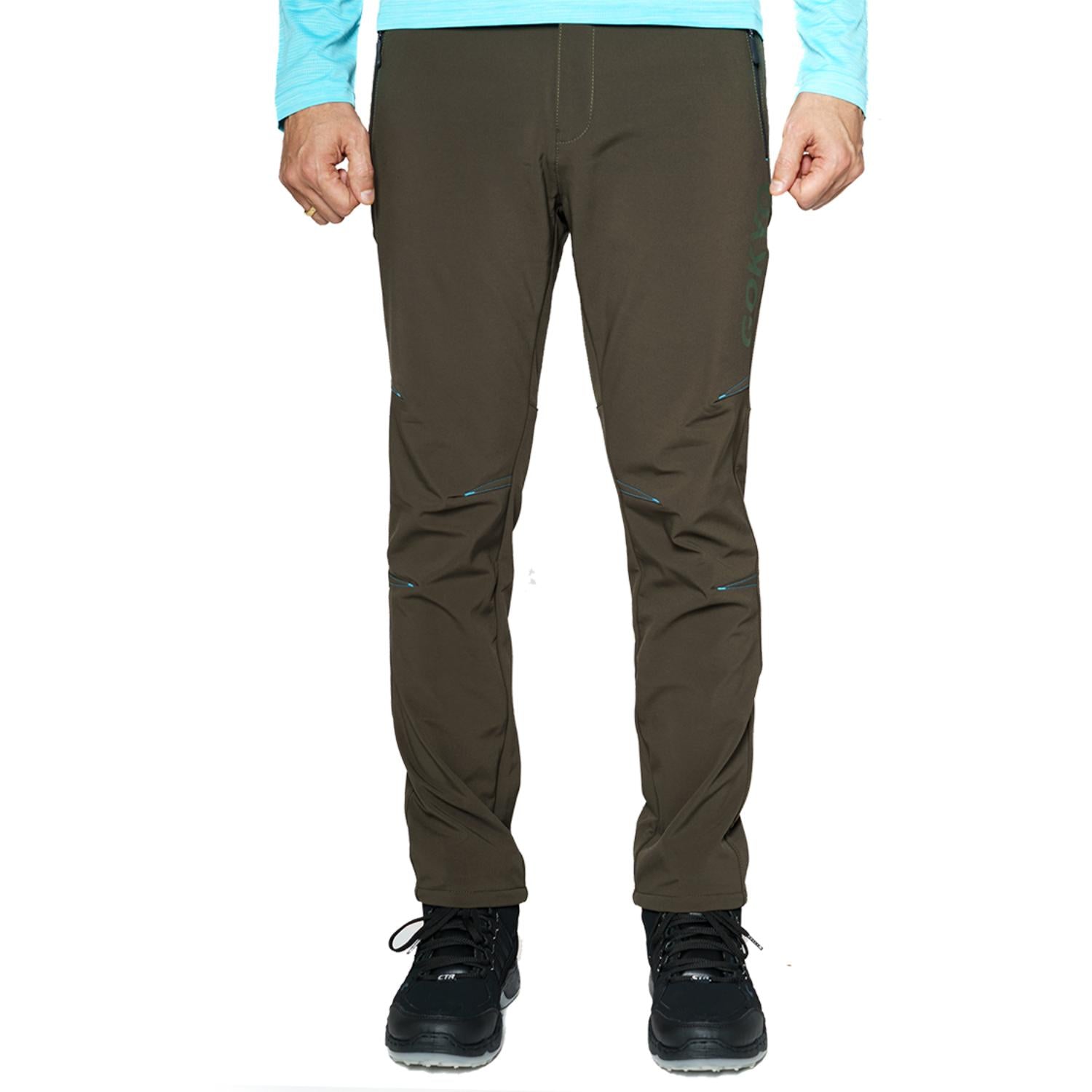 Buy Gokyo Makalu Cold Weather Trekking & Travel Pants Olive | Mens Trekking & Hiking Pants at Gokyo Outdoor Clothing & Gear