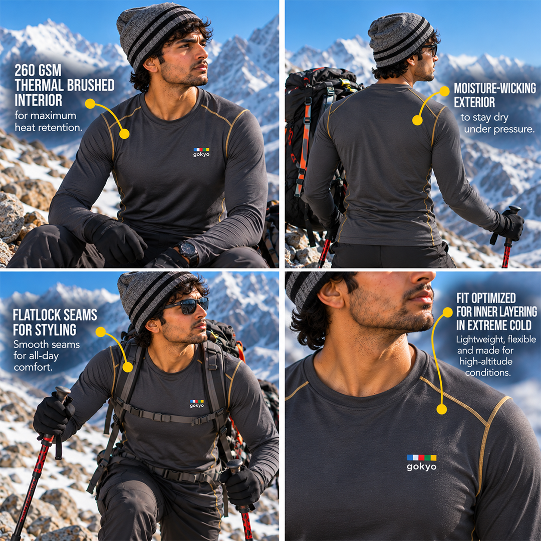 Buy Gokyo Makalu Polarec ZT Base Layer Top | Base Layer Thermals at Gokyo Outdoor Clothing & Gear