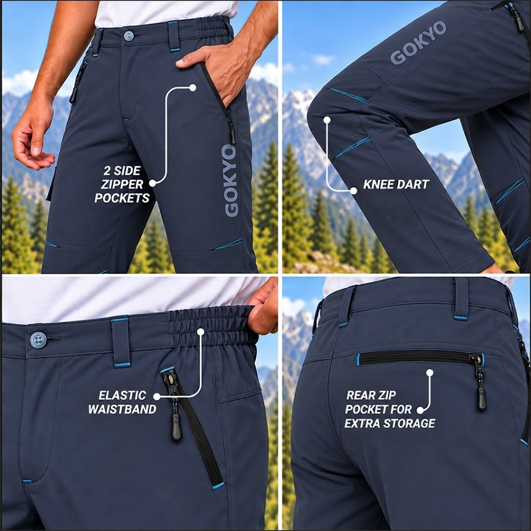 Buy Gokyo Makalu Fleece-Lined Cold Weather Outdoor & Trekking Pants | Mens Trekking & Hiking Pants at Gokyo Outdoor Clothing & Gear