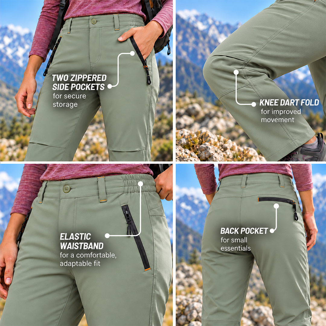 Buy Gokyo Manali Women’s Lightweight Quick-Dry Trekking Pants | Trekking & Hiking Pants at Gokyo Outdoor Clothing & Gear