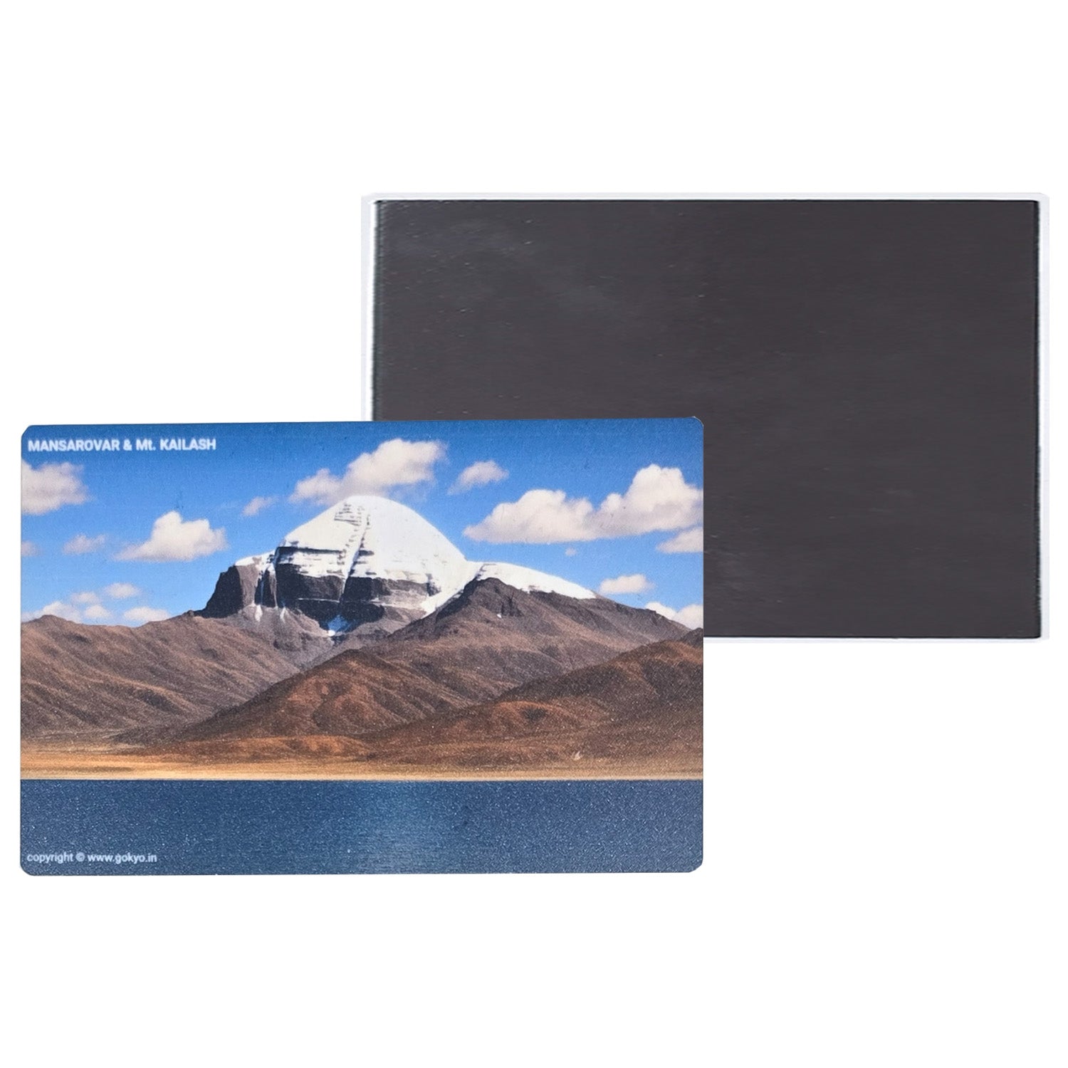 Buy Gokyo Mansarovar & Mt. Kailash Magnet 8.7 cm x 6.3 cm | Souvenirs at Gokyo Outdoor Clothing & Gear