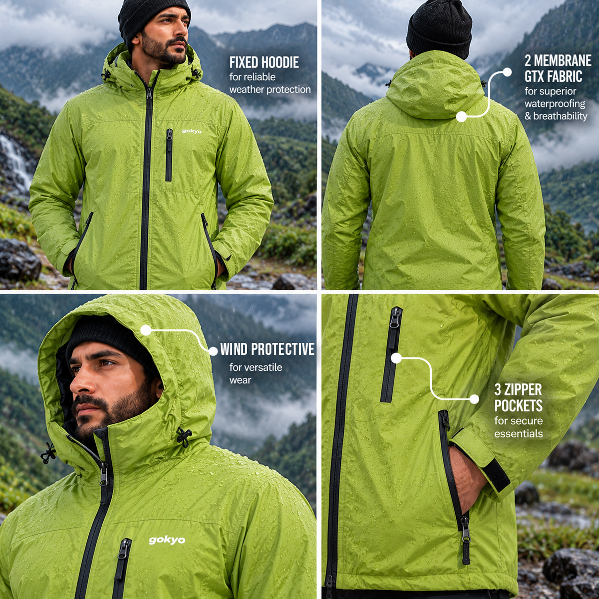 Buy Gokyo Namche 2 Membrane Layer Breathable Water Resistant Womens Jacket | Jackets at Gokyo Outdoor Clothing & Gear