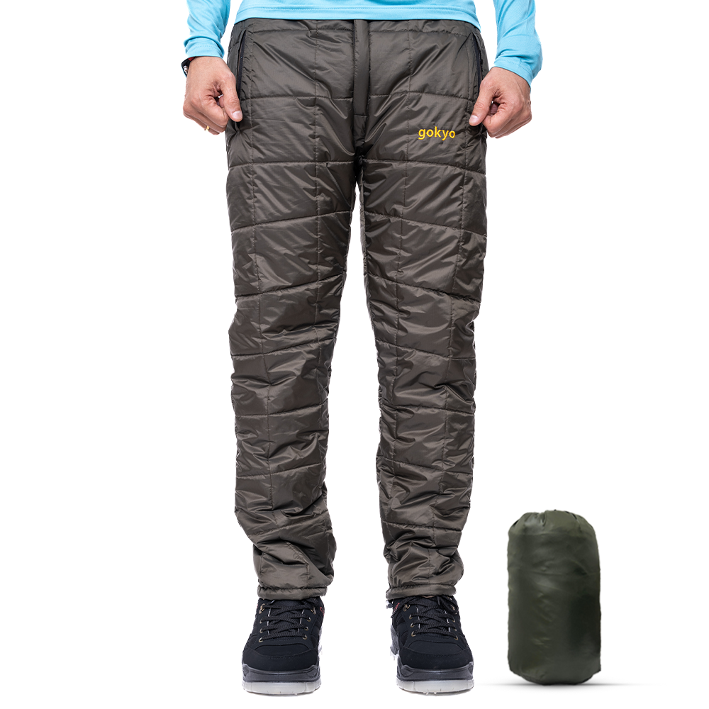 Buy Gokyo Annapurna Insulated Pants Olive | Mens Trekking & Hiking Pants at Gokyo Outdoor Clothing & Gear