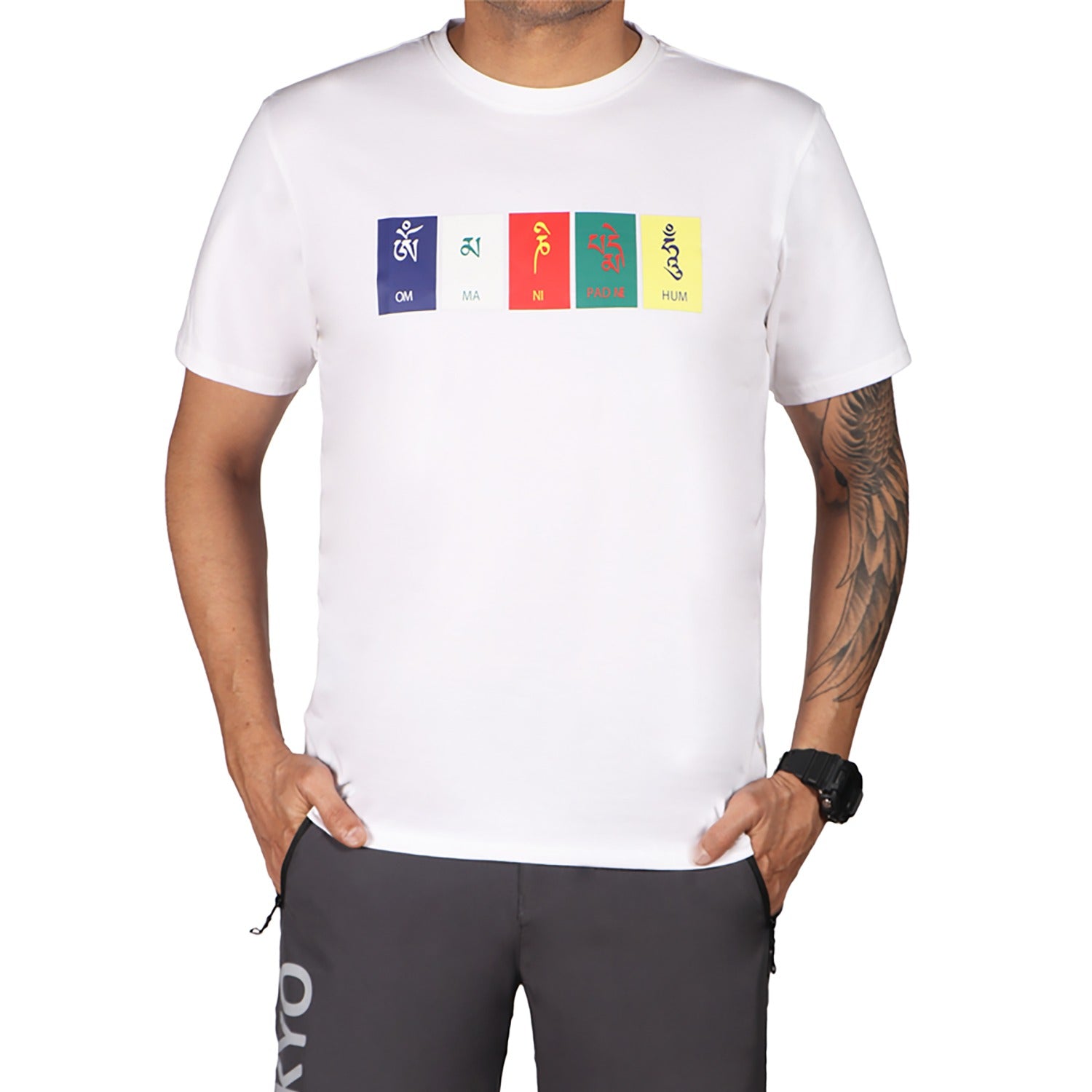 Buy Gokyo GOKYO Originals Tshirt - Om Mani Padme Hum | Trekking & Hiking T-shirts at Gokyo Outdoor Clothing & Gear