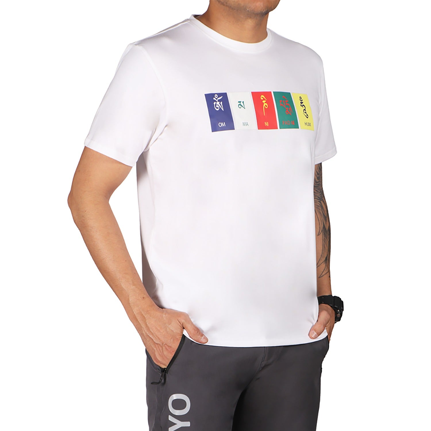Buy Gokyo GOKYO Originals Tshirt - Om Mani Padme Hum | Trekking & Hiking T-shirts at Gokyo Outdoor Clothing & Gear