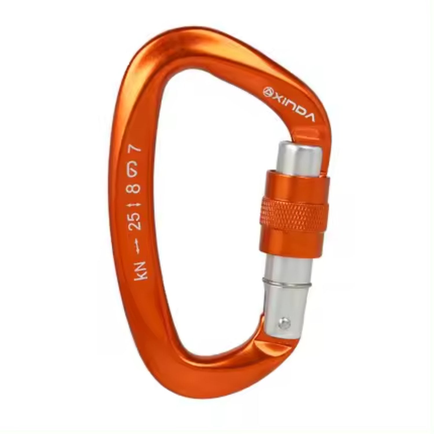 Buy Gokyo Kaza Screw Lock Carabiner EN12275 Orange | Carabiners at Gokyo Outdoor Clothing & Gear