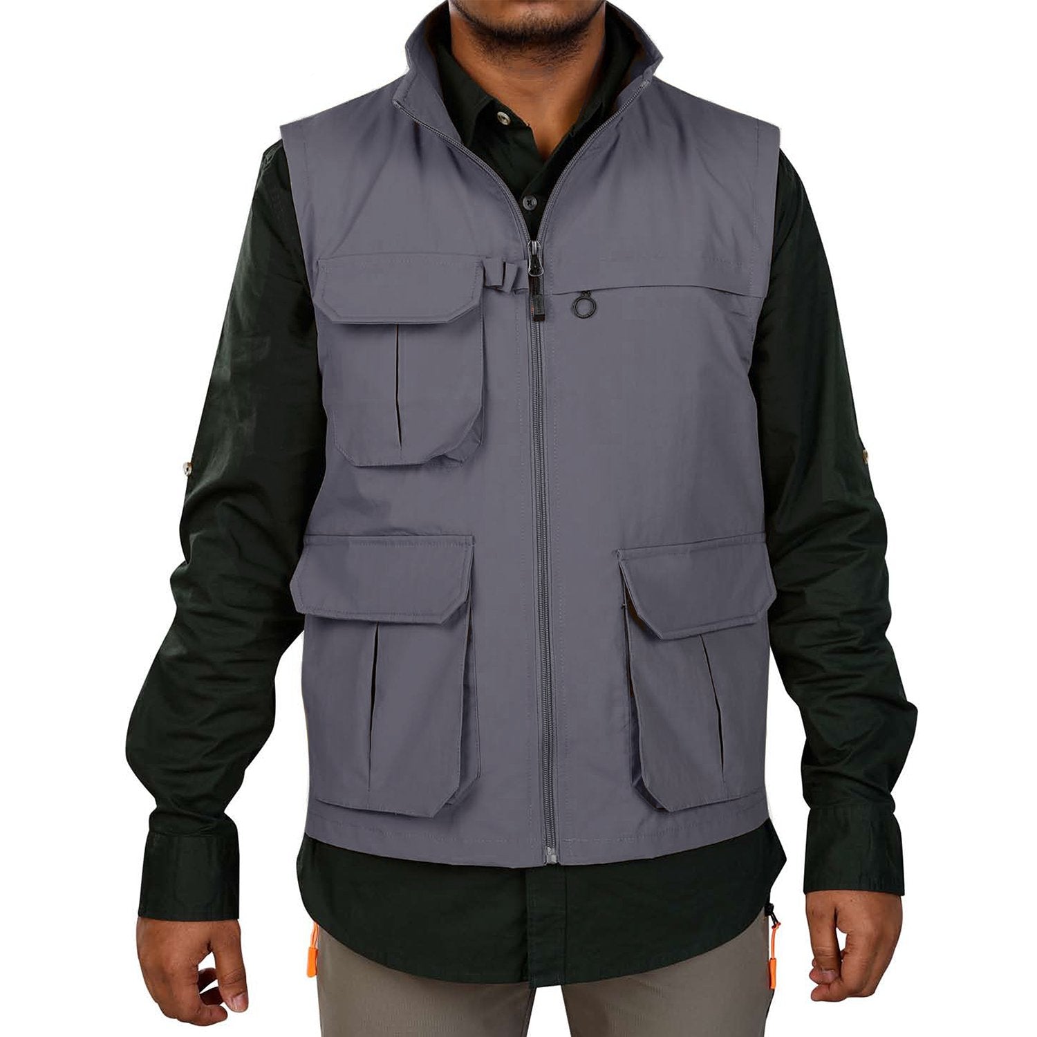 Buy Gokyo Kaza Photographer Vest - Ultralight Dryfit Grey | Jackets at Gokyo Outdoor Clothing & Gear